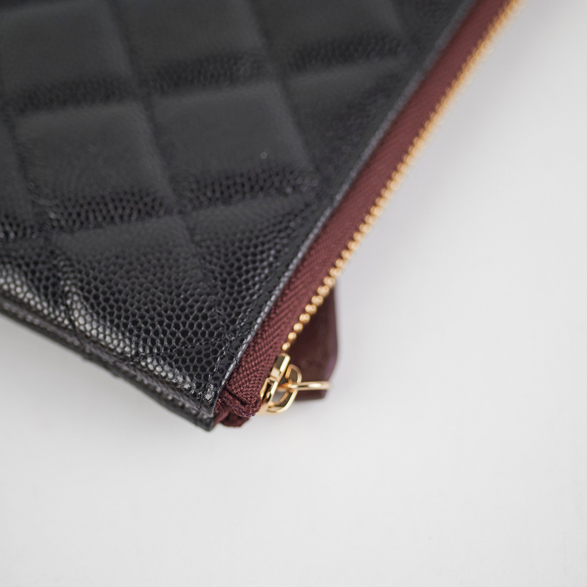 Chanel Mini O Case Black Caviar Leather Crossbody Bag - Luxury Designer Handbag for Women | Perfect for Evening Parties, Date Nights & Special Occasions