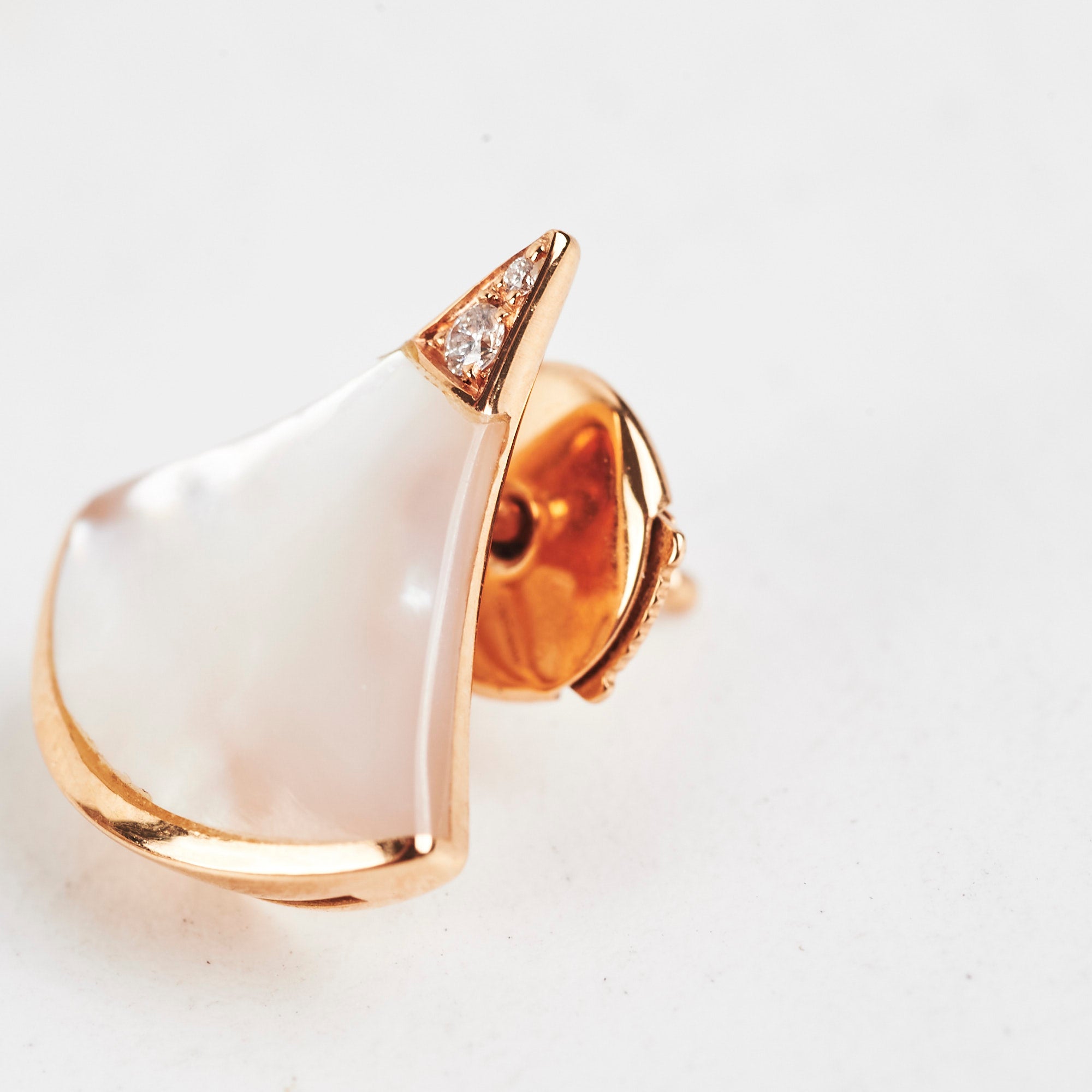 Bvlgari Divas Dream Earrings - 18K Rose Gold & Diamond Dangle Earrings for Women | Luxury Jewelry Gift for Anniversary, Wedding & Special Occasions | Perfect for Red Carpet Events & Evening Parties
