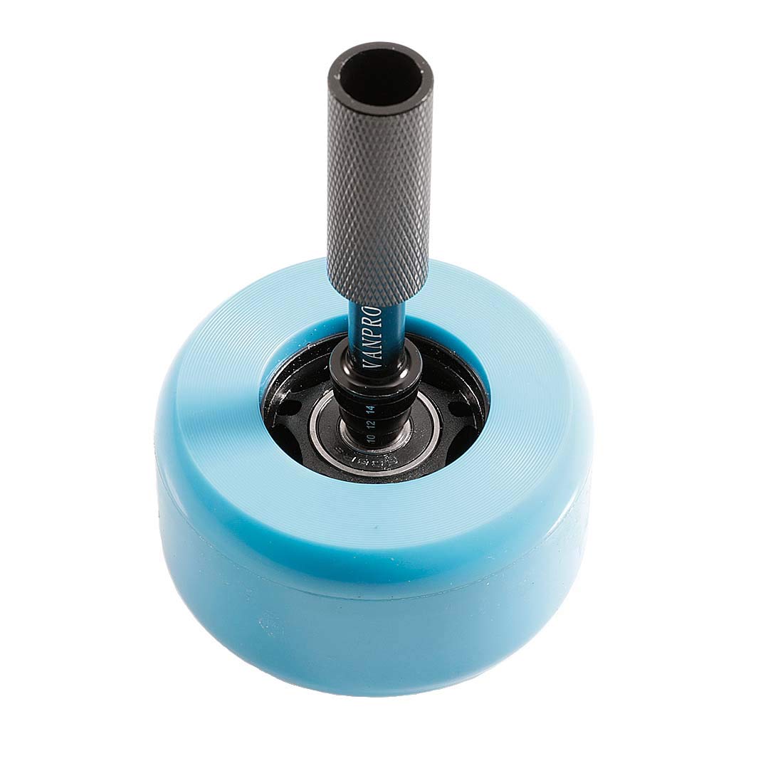 VanPro Skateboard Bearing Tool Set - Aluminum RC Ball Bearing Driver & Removal Tool for Electric Skateboard Maintenance - Perfect for DIY Skateboard Repair & RC Model Bearing Installation (Black) - Essential for Skateboard Enthusiasts & RC Hobbyists