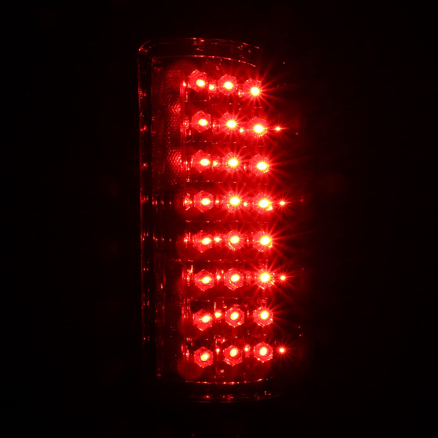 Spec-D Tuning Smoke LED Tail Lights for 2007-2013 Chevy Silverado 1500/2500/3500 - Left & Right Pair Assembly - Enhanced Visibility & Style for Night Driving & Custom Truck Builds