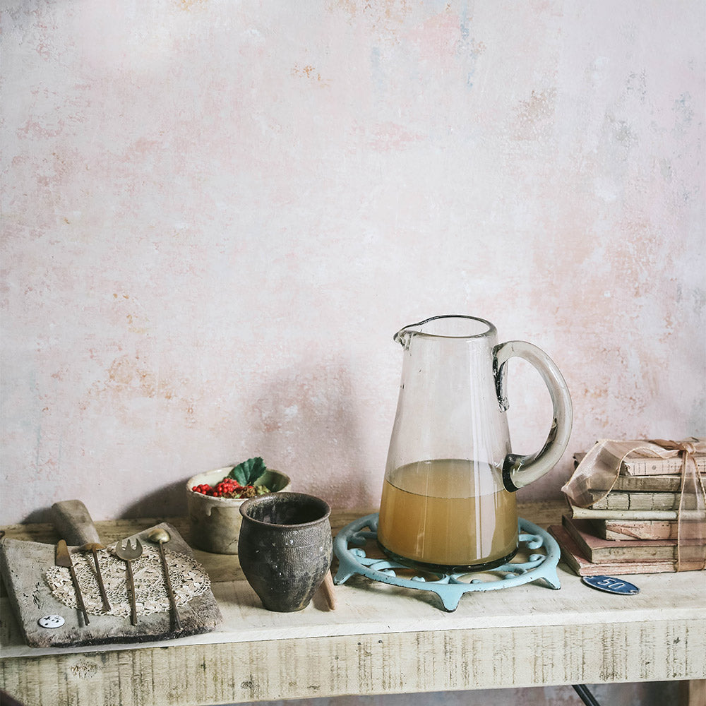 Eco-Friendly Recycled Glass Pitcher - BPA-Free, Durable & Stylish for Iced Tea, Lemonade & Water - Perfect for Home, Kitchen & Outdoor Entertaining