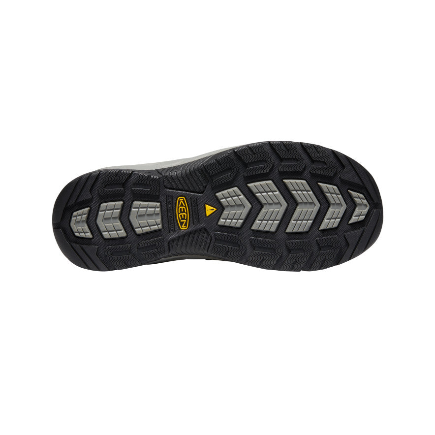Men's Atlanta Cool II ESD Steel Toe Work Shoes - Gargoyle/Midnight Navy | Slip Resistant & Electrical Hazard Protection for Construction & Warehouse Workers