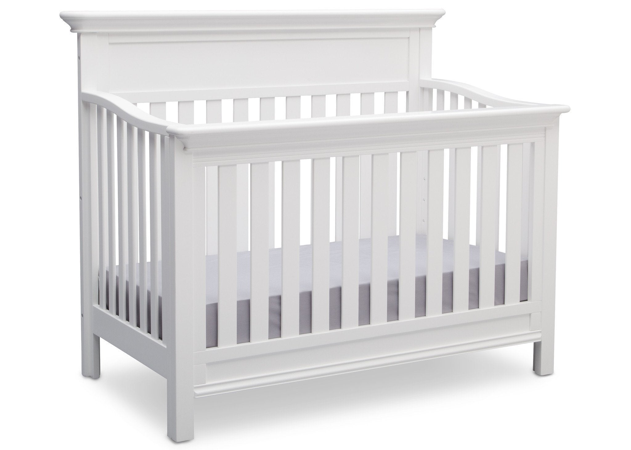 Fernwood 4-in-1 Convertible Baby Crib - Toddler Bed, Daybed & Full-Size Bed - Safe Nursery Furniture for Newborns to Teens - Perfect for Bedroom, Nursery & Guest Room