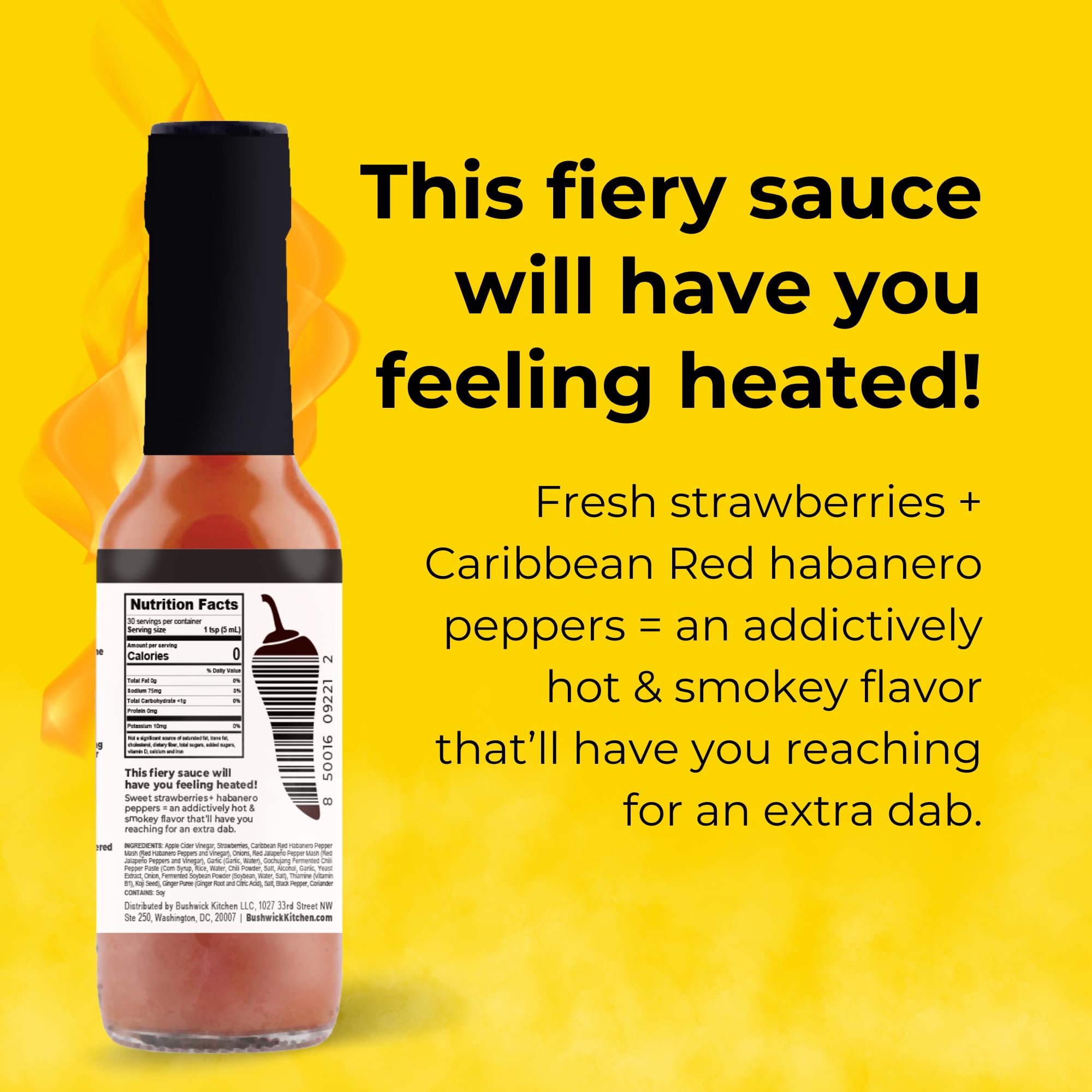 Hot Sauce Gift Set - Variety Pack of 3 Spicy Fruit Flavors (Apple, Peach, Strawberry) with Recipes & Premium Packaging - Perfect for BBQ, Tacos, Wings & Foodie Gifts