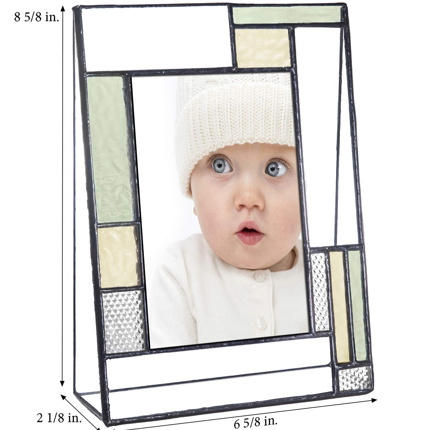 Personalized Baptism Photo Frame - Custom Engraved Glass Gift for Boys & Girls - Home Decor & Keepsake
