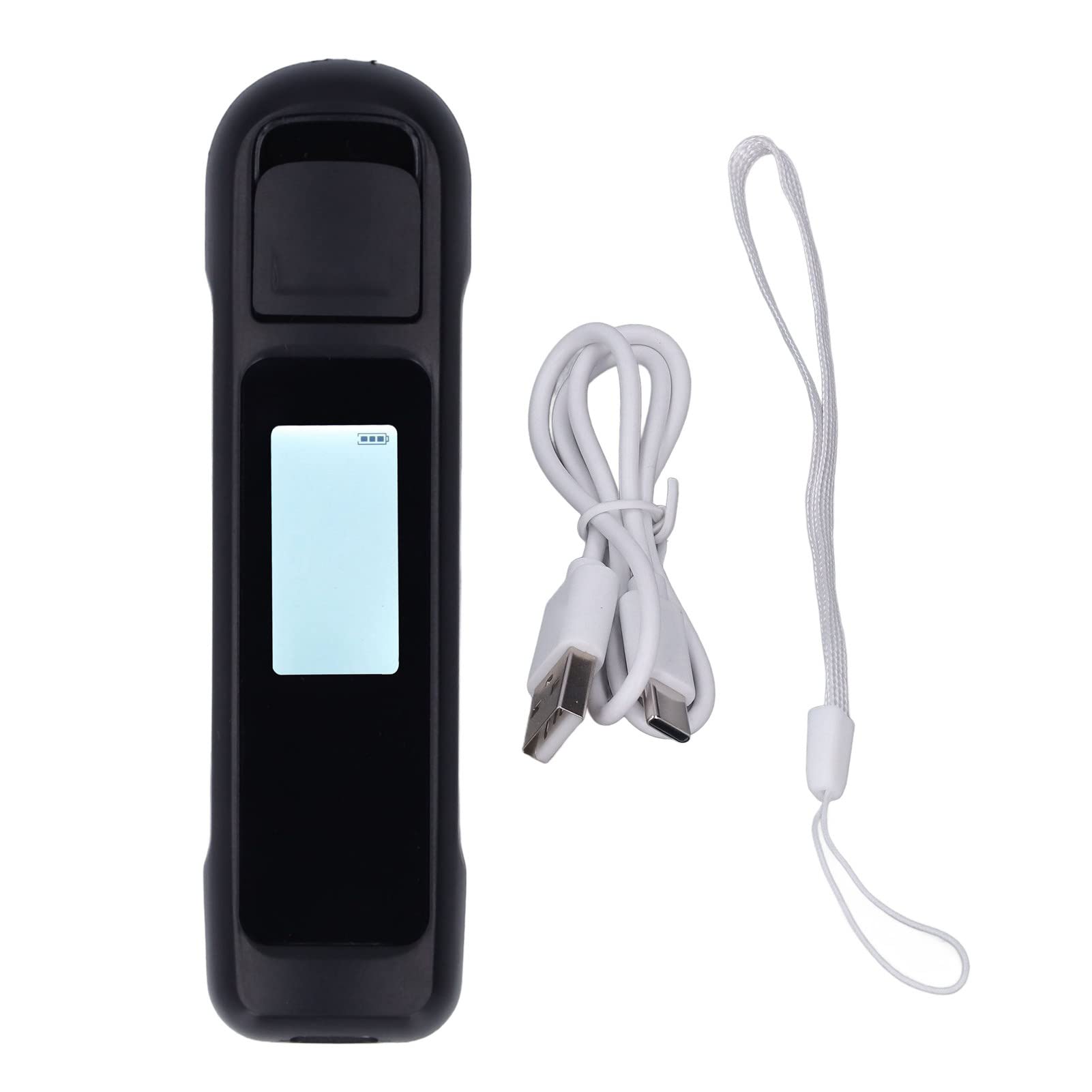Portable Alcohol Breathalyzer Tester - Handheld BAC Detector with LCD Display for Rapid Blood Alcohol Measurement | Personal Breathalyzer for Drivers, Workplace Safety & Home Use