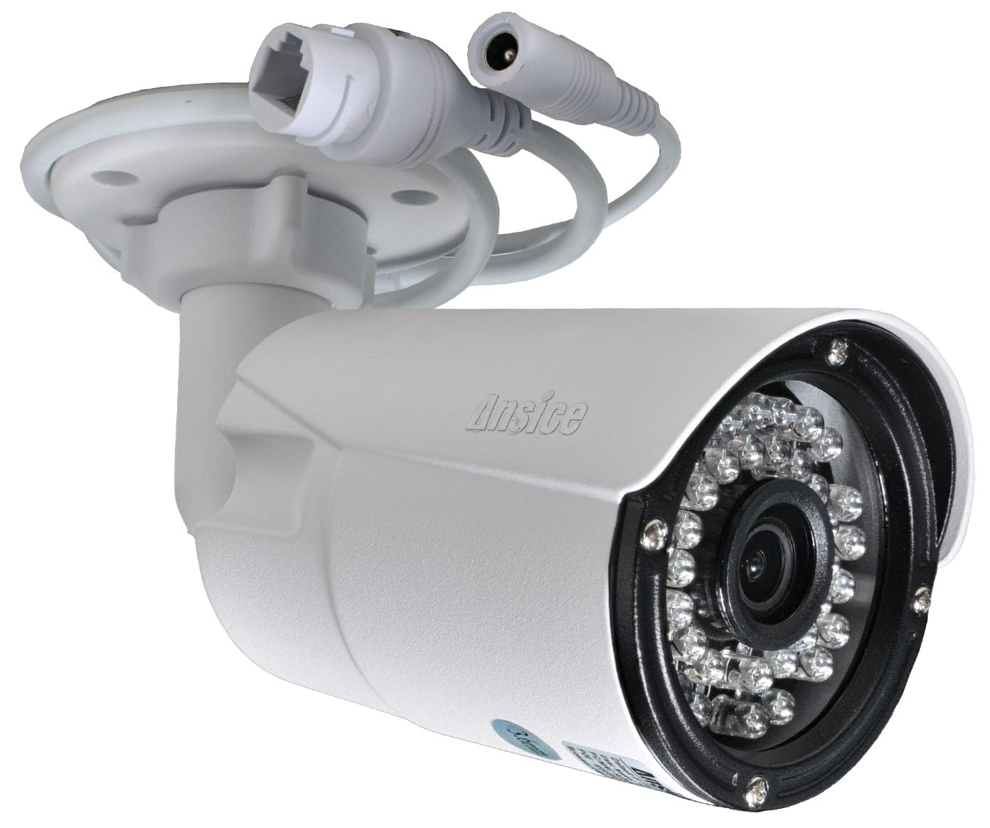 4MP POE IP Security Camera - 4.0MP Outdoor/Indoor Surveillance System with 2.8mm Fixed Lens, IR Night Vision & IP66 Waterproof Rating - Ideal for Home Security, Business Monitoring & Property Protection
