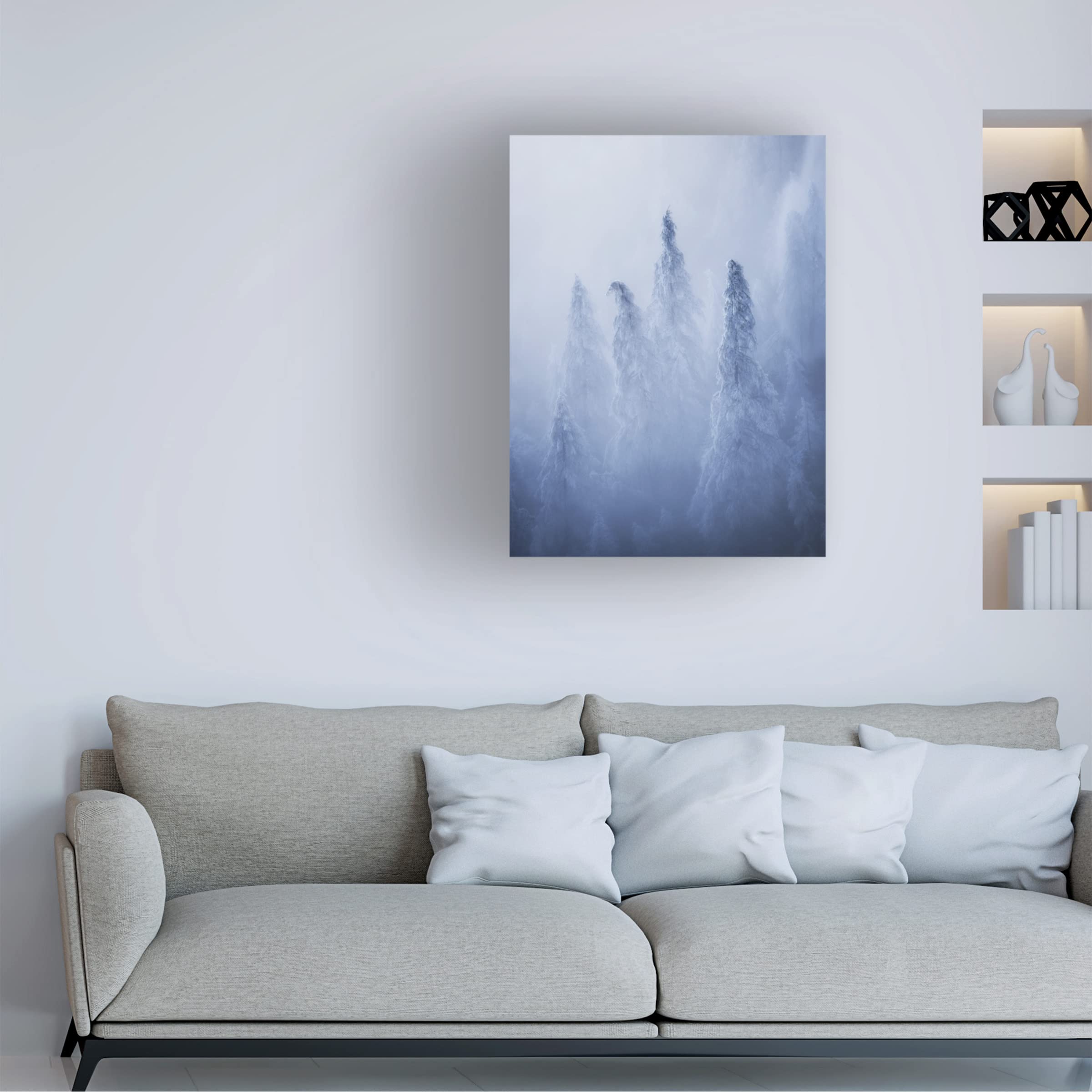 Trademark Fine Art 'Ghosts' Canvas Wall Art Print by Ales Krivec - Modern Home Decor for Living Room, Bedroom & Office