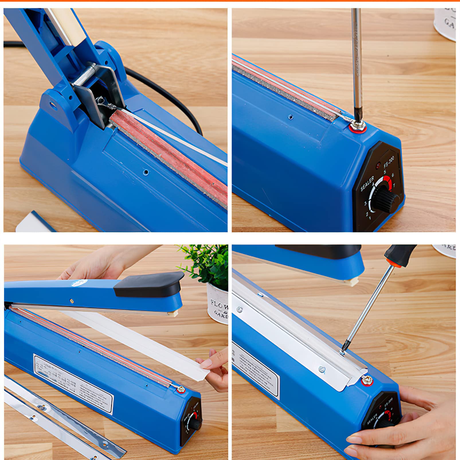 5 Pcs Impulse Sealer Heating Wire Strips - Replacement Parts for Hand Sealer, Heat Sealer Machine - Perfect for Packaging Food, Crafts & Small Business Use