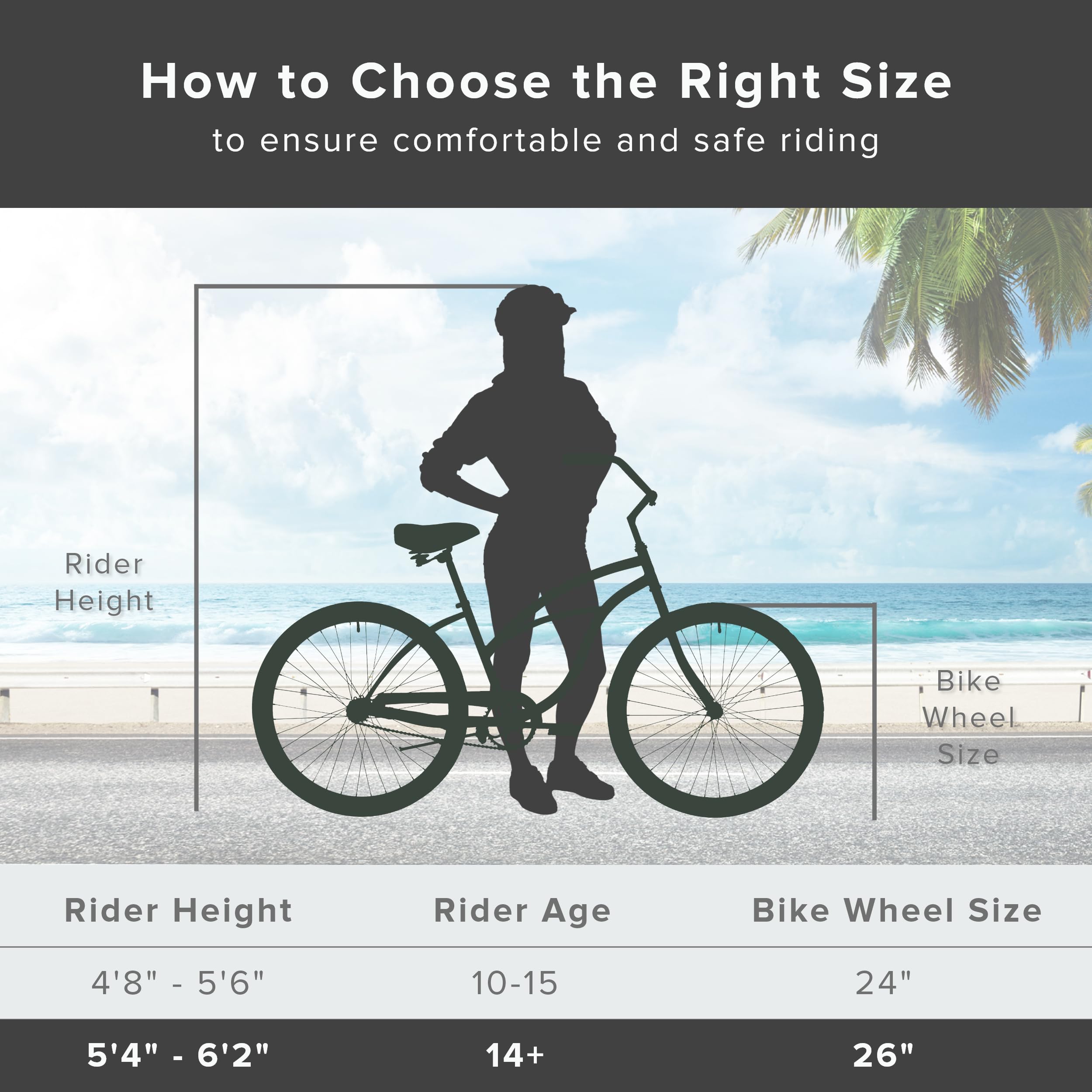 Firmstrong Urban Lady Beach Cruiser Bicycle - Women's Comfort Bike with Classic Design for Casual Riding, Commuting & Beach Cruises | Perfect for Leisure, Exercise & Coastal Adventures