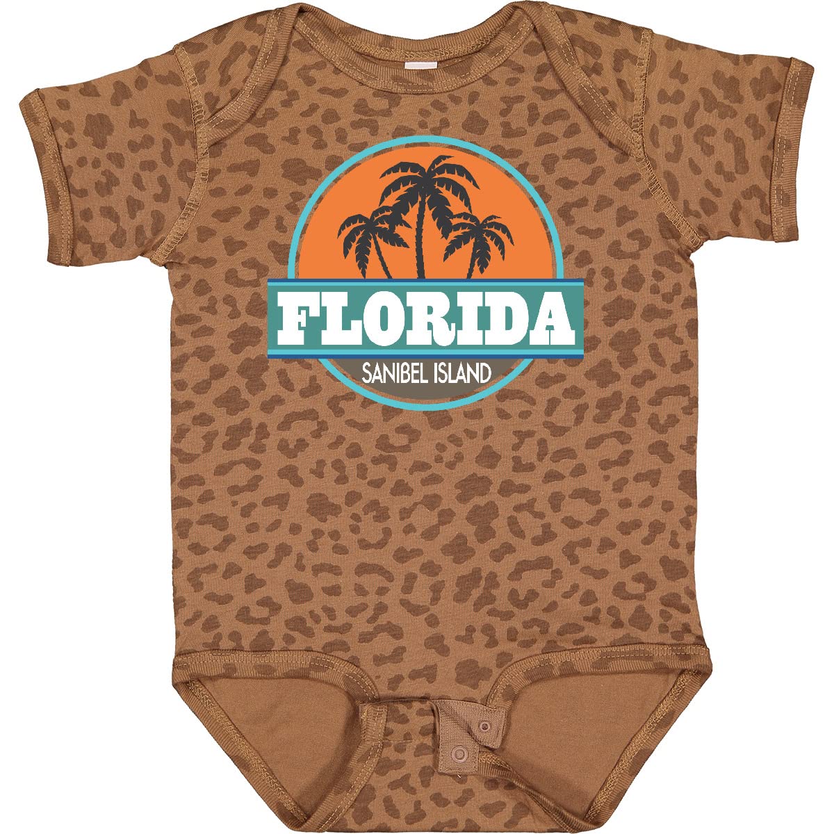 Inktastic Sanibel Island Florida Beach Cities Baby Bodysuit - Cute Infant Onesie for Beach Vacations, Family Outings & Photo Shoots