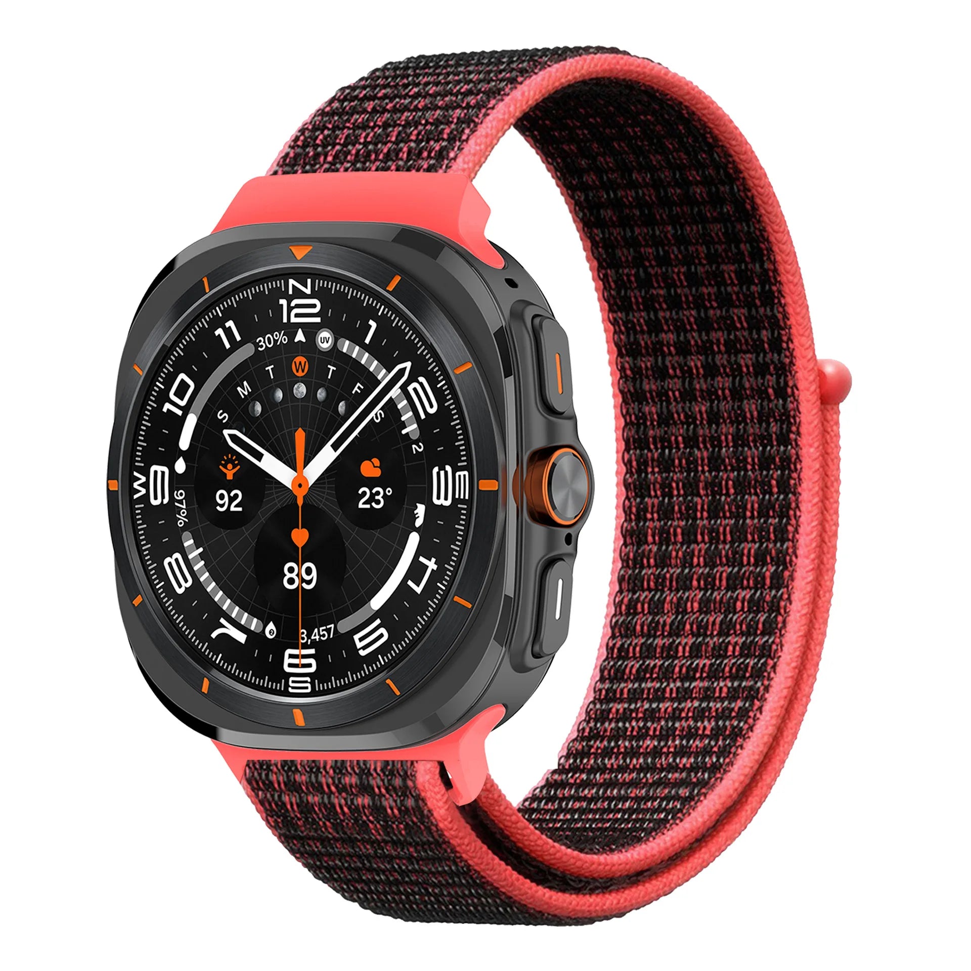 Durable Nylon Sports Bands for Samsung Watch Ultra - Comfortable & Adjustable Strap for Running, Gym Workouts & Outdoor Activities