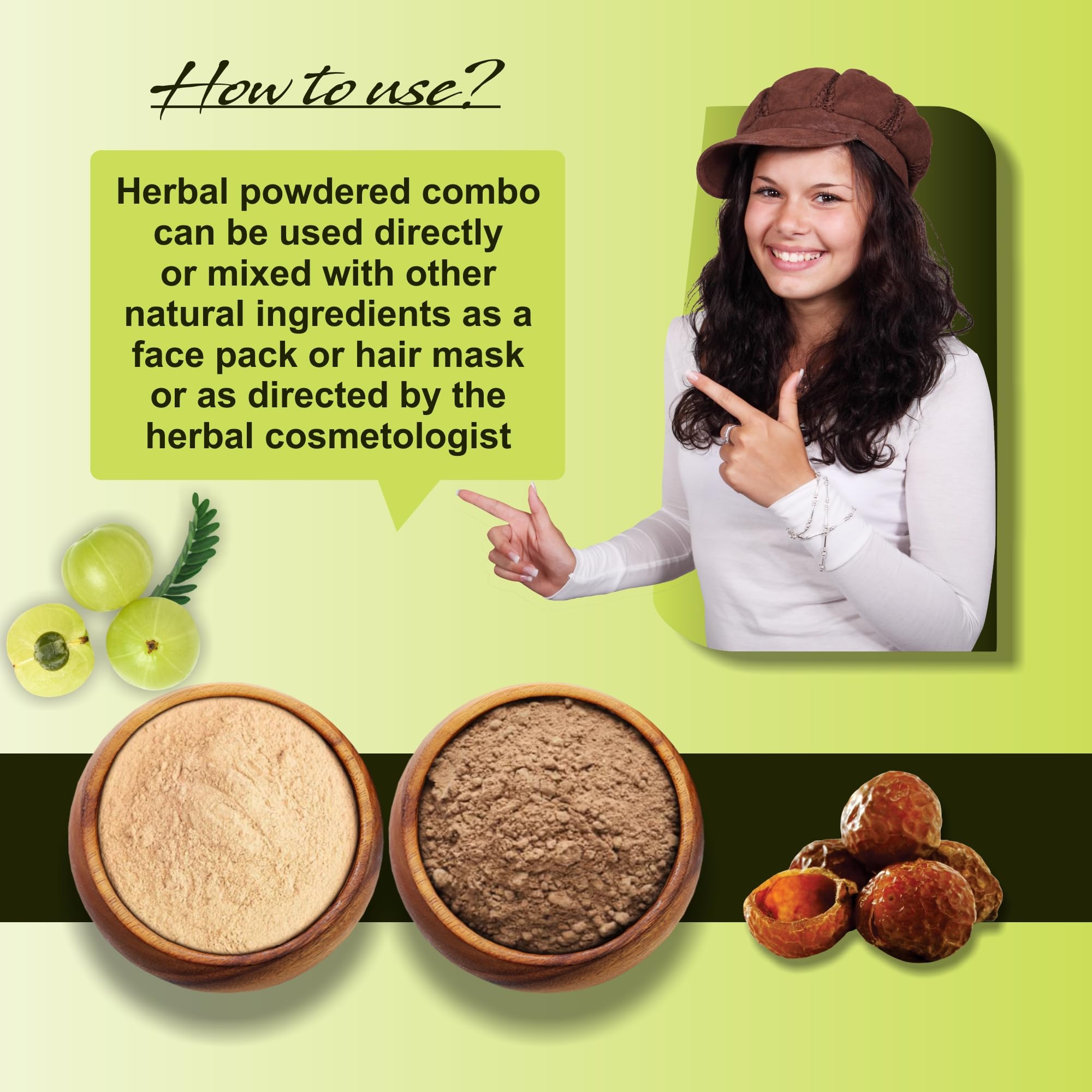 IYUSH Herbal Ayurveda Amla & Reetha Powder for Hair Growth & Scalp Care - 100% Natural Hair Treatment (Pack of 2 x 100g) - Promotes Stronger, Longer Hair & Reduces Hair Fall - Perfect for DIY Hair Masks & Ayurvedic Hair Care Routines