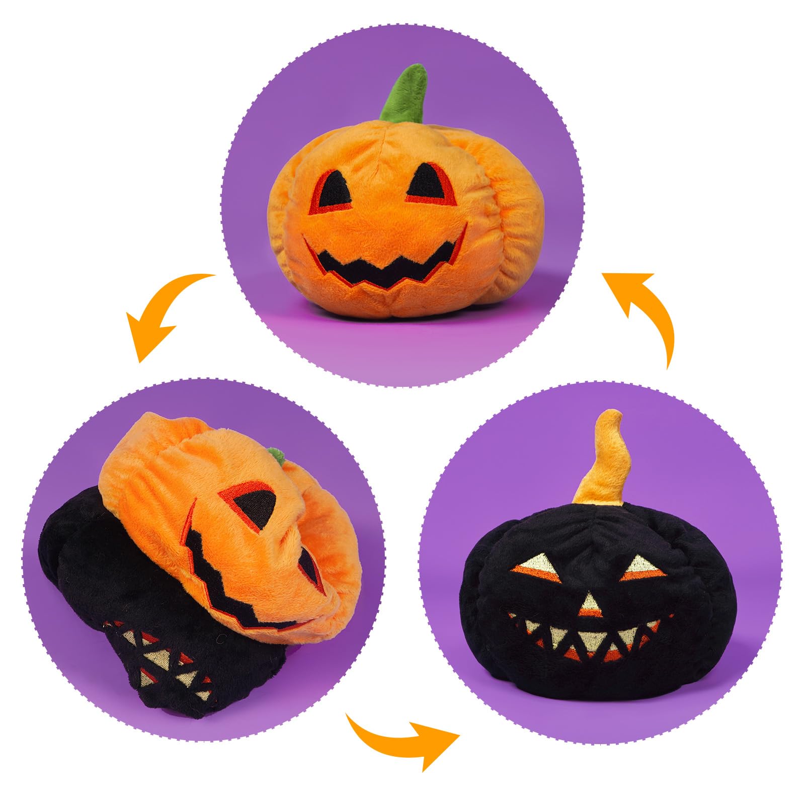 Halloween Hide and Seek Squeaky Dog Toys - Interactive Puzzle Toys for Small & Medium Dogs - Relieves Boredom & Stimulates Mind - Perfect for Indoor Play, Training & Enrichment Activities