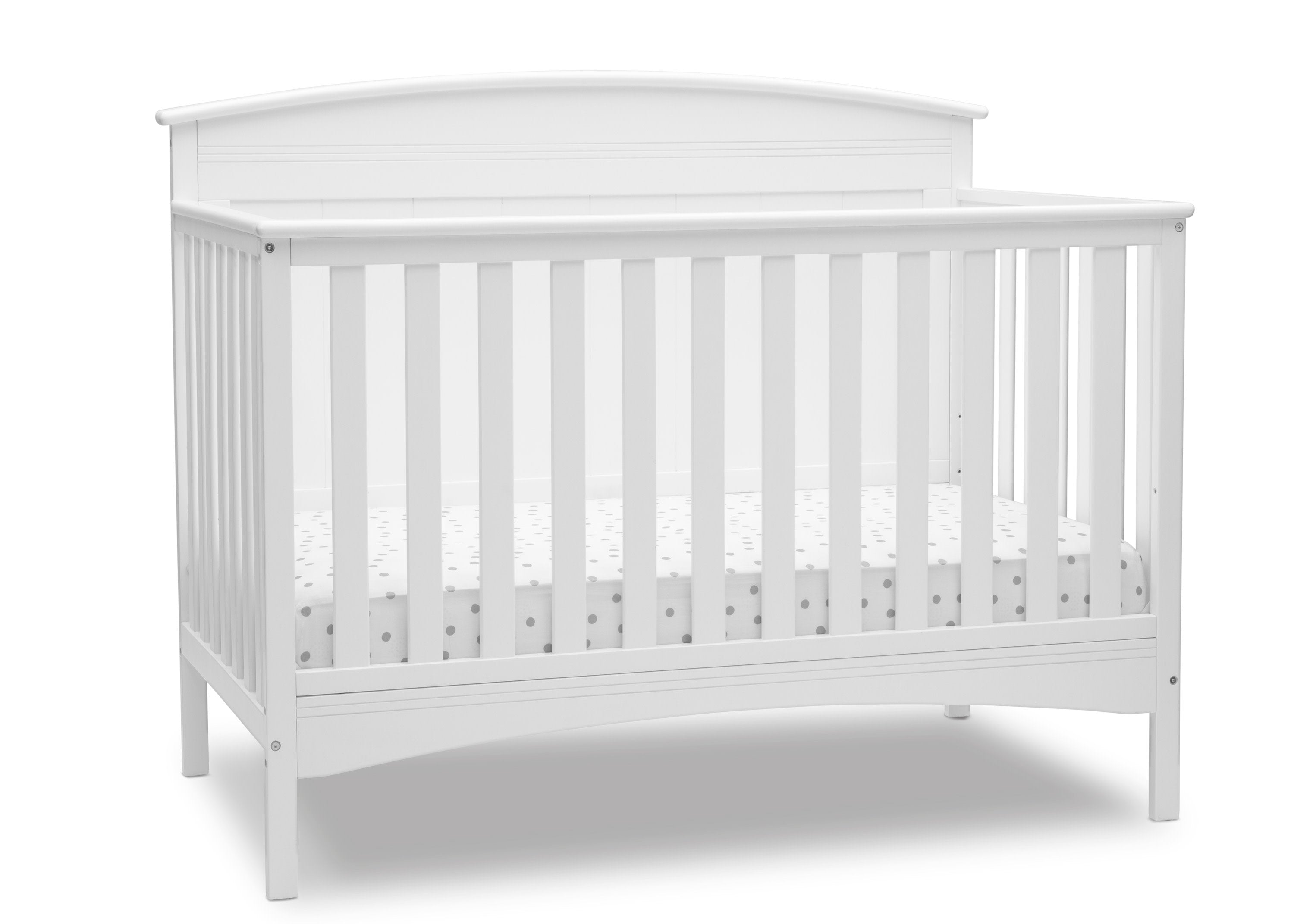Archer 4-in-1 Convertible Baby Crib - Toddler Bed, Daybed & Full-Size Bed - Safe & Stylish Nursery Furniture for Newborns to Teens - Perfect for Bedrooms, Daycare & Guest Rooms