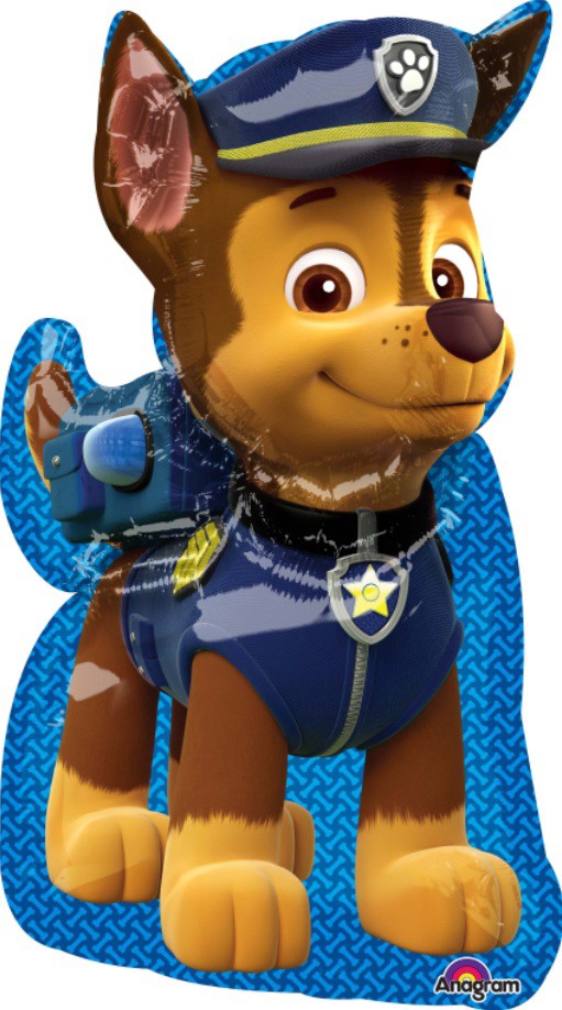Paw Patrol Chase Plush Toy - SuperShape Official Licensed Stuffed Animal for Kids, Boys & Girls - Perfect for Birthday Gifts, Playtime & Collectibles