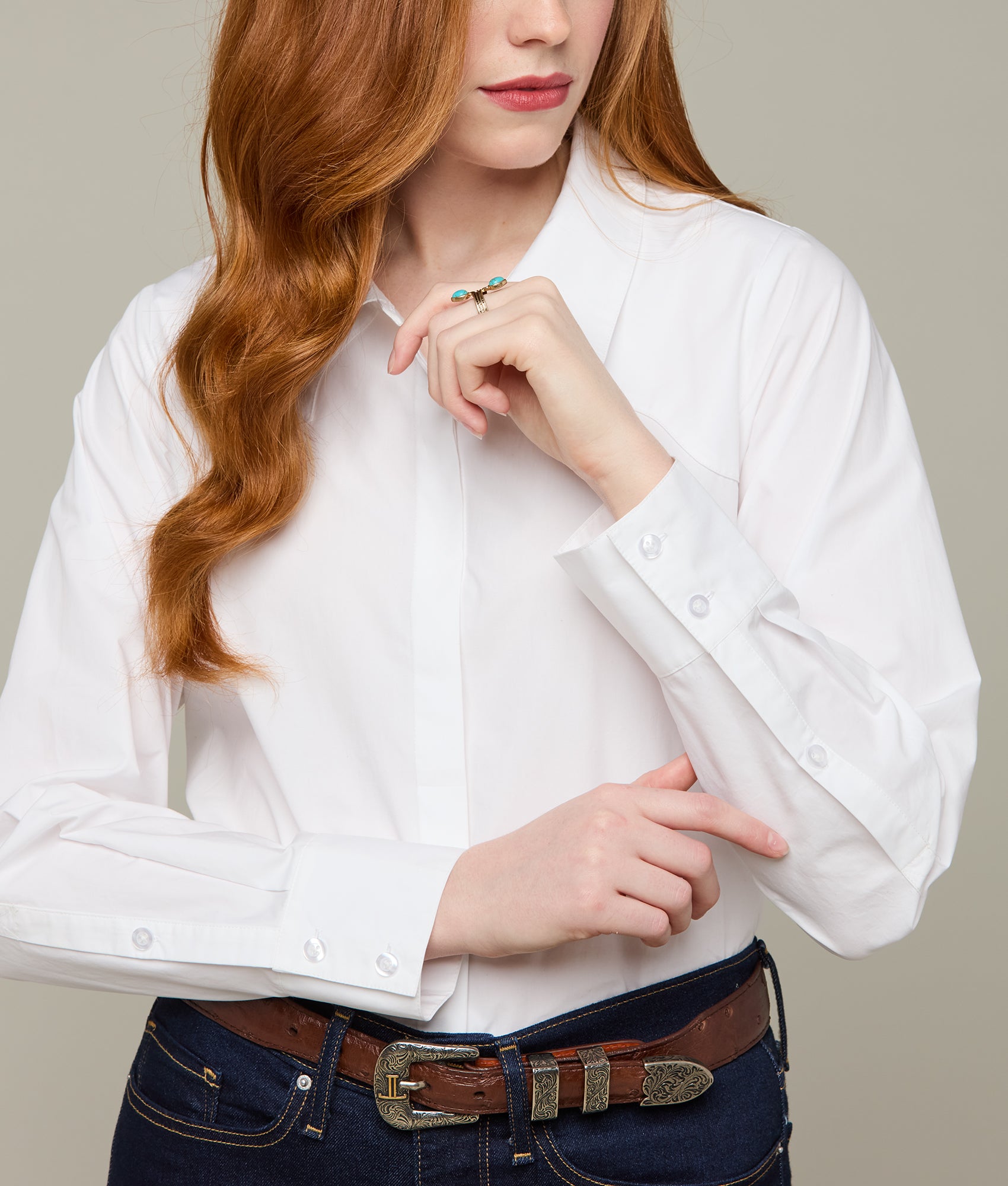 Classic White Poplin Shirt for Men - Comfortable & Breathable Casual Button Down Shirt | Perfect for Office, Business, and Everyday Wear