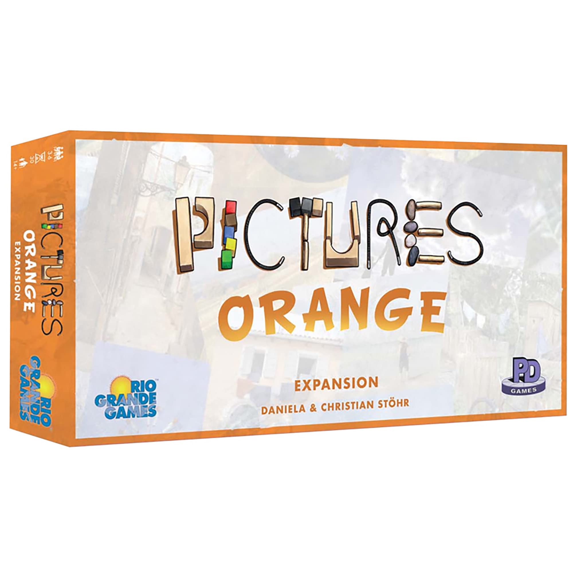 Rio Grande Games: Pictures Orange Expansion - Family Board Game Expansion for Pictures - Ages 14+, 3-5 Players, 30 Min Playtime - Perfect for Game Nights & Family Gatherings