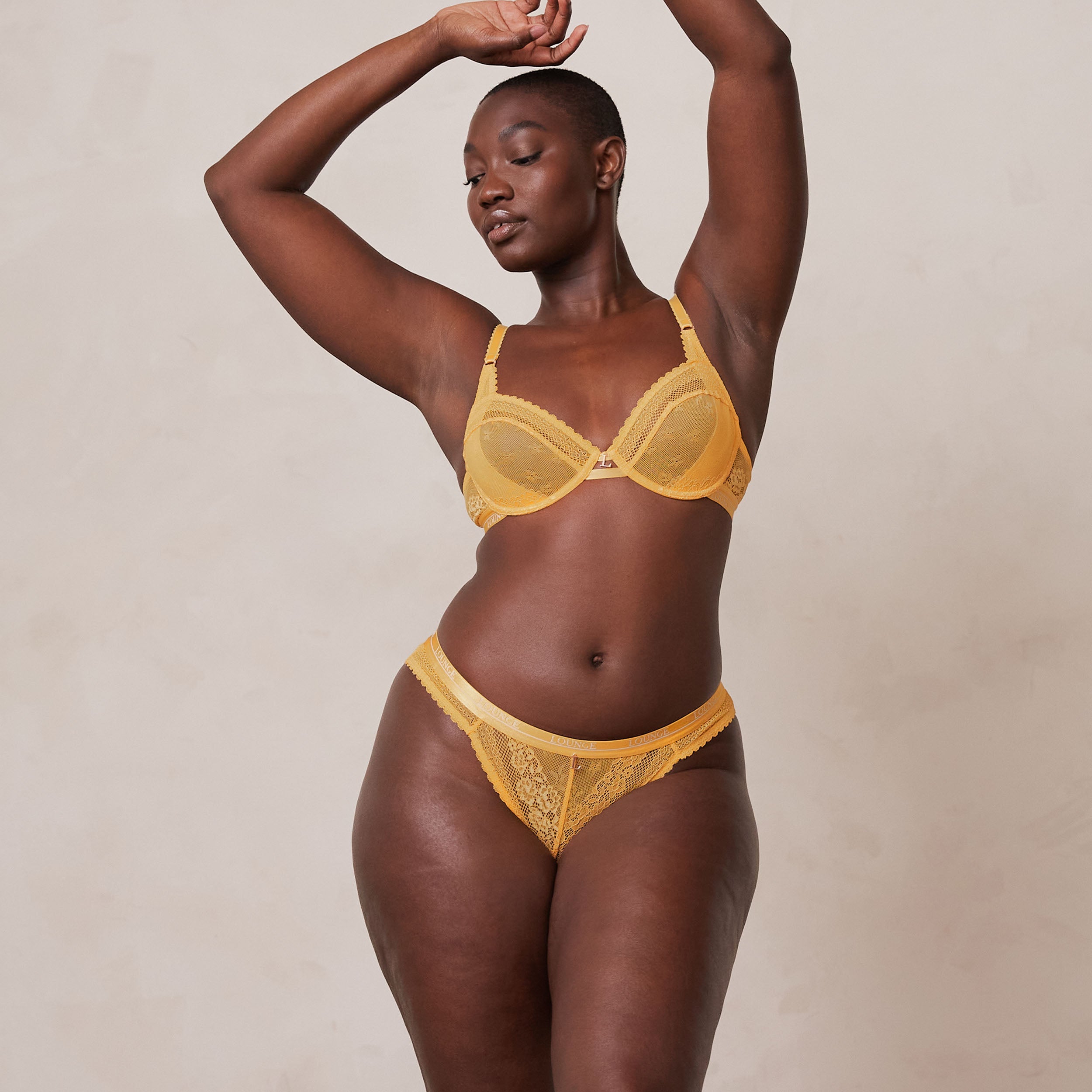 Liberty Balcony Bra - Comfortable Wireless Mustard Yellow Bralette for Women | Perfect for Yoga, Lounge & Everyday Wear