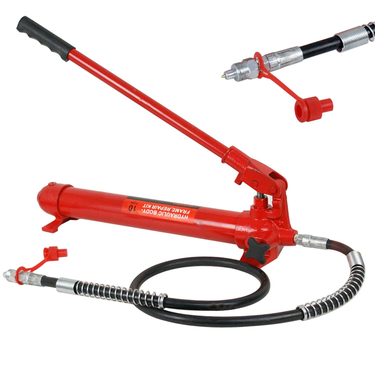 10 Ton Hydraulic Jack Body Frame Repair Kit - Heavy Duty Auto Shop Tool Lift Ram for Car Frame Straightening & Collision Repair - Perfect for Mechanics & DIY Auto Body Work