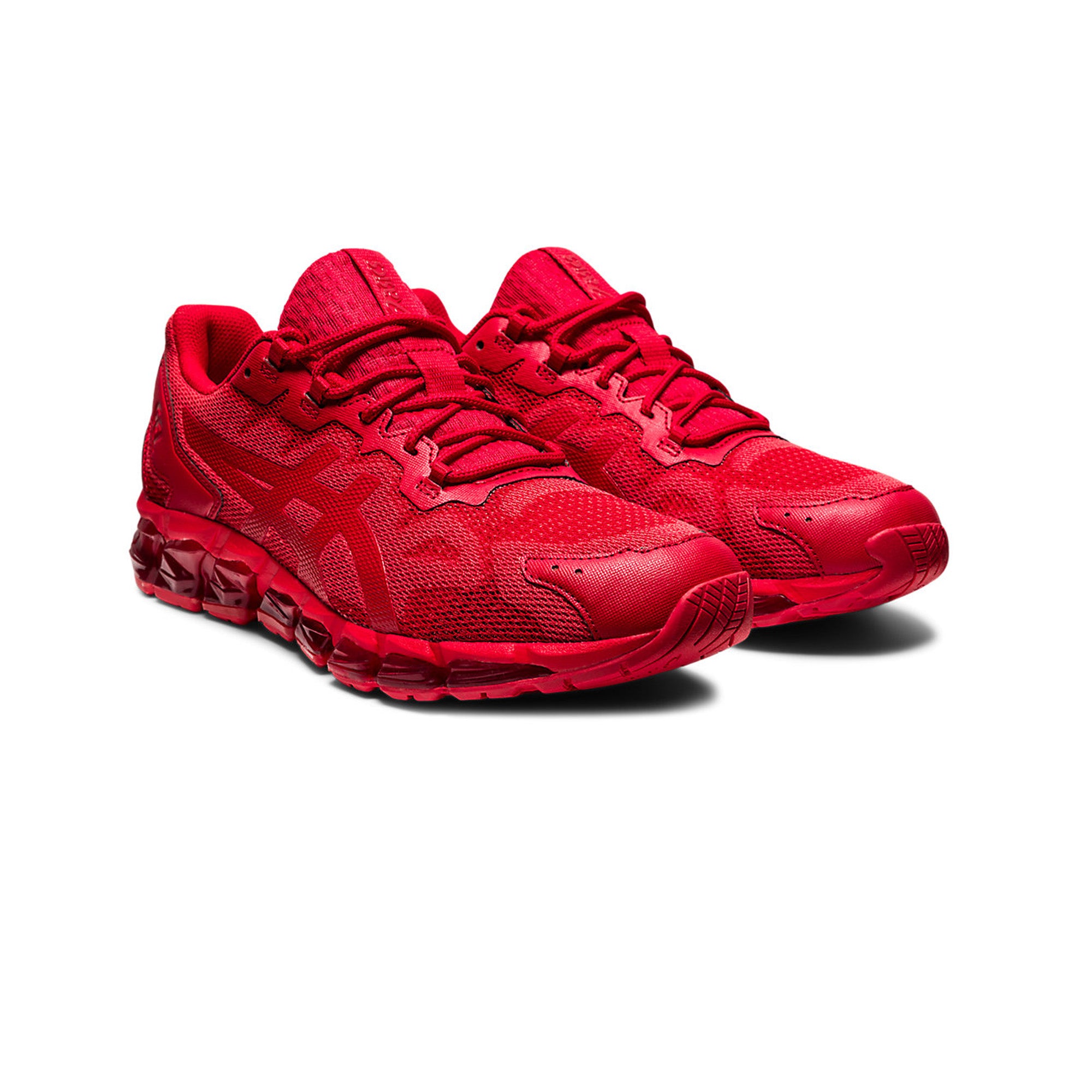 ASICS Gel Quantum 360 6 Running Shoes for Men - Monochrome Classic Red | Cushioned Comfort for Long Distance Running & Gym Workouts