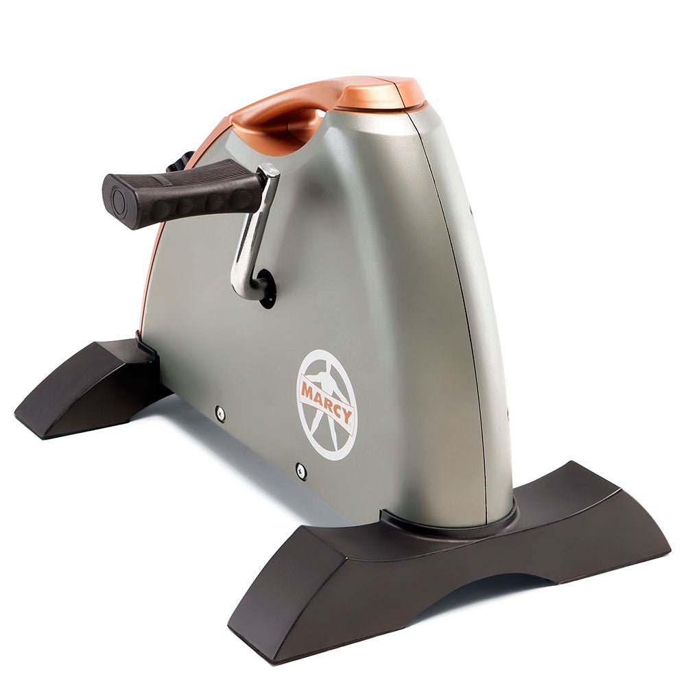 Marcy NS 909 Mini Exercise Bike - Portable Under Desk Pedal Exerciser for Home & Office Cardio Workout - Compact Cycling Machine for Legs & Arms Training