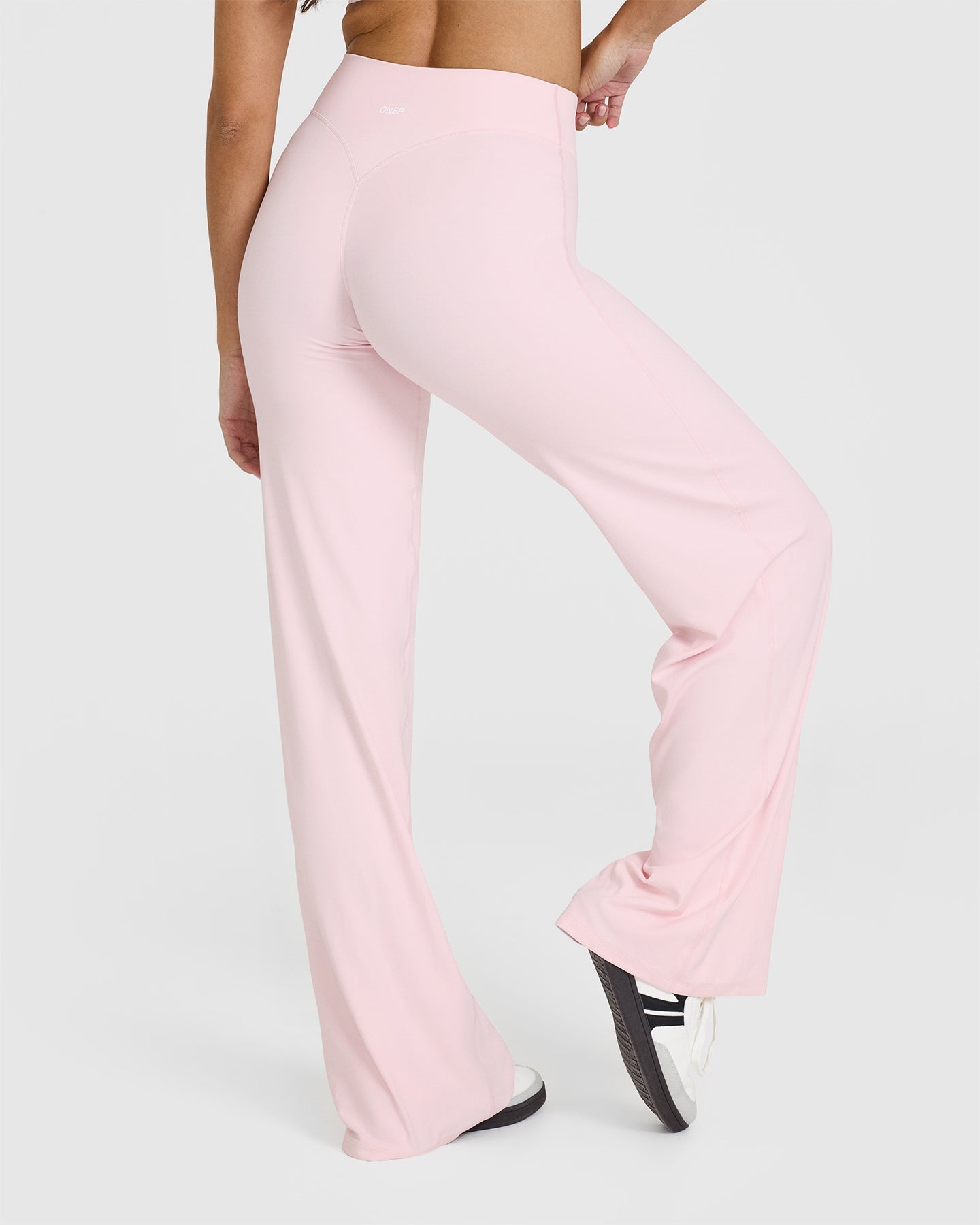 SoftMotion™ Straight Leg Yoga Pants for Women - Ballet Pink | Comfortable Stretchy Workout Leggings for Pilates, Barre & Lounge Wear