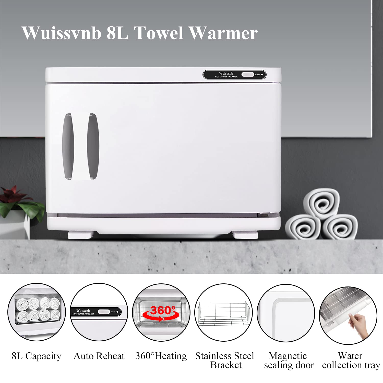 Premium Towel Warmer Cabinet - Professional Electric Heated Towel Warmer for Spa, Salon & Home Use - Fast Heating & Energy Efficient - Perfect for Luxury Bathrooms, Massage Therapy & Salon Treatments