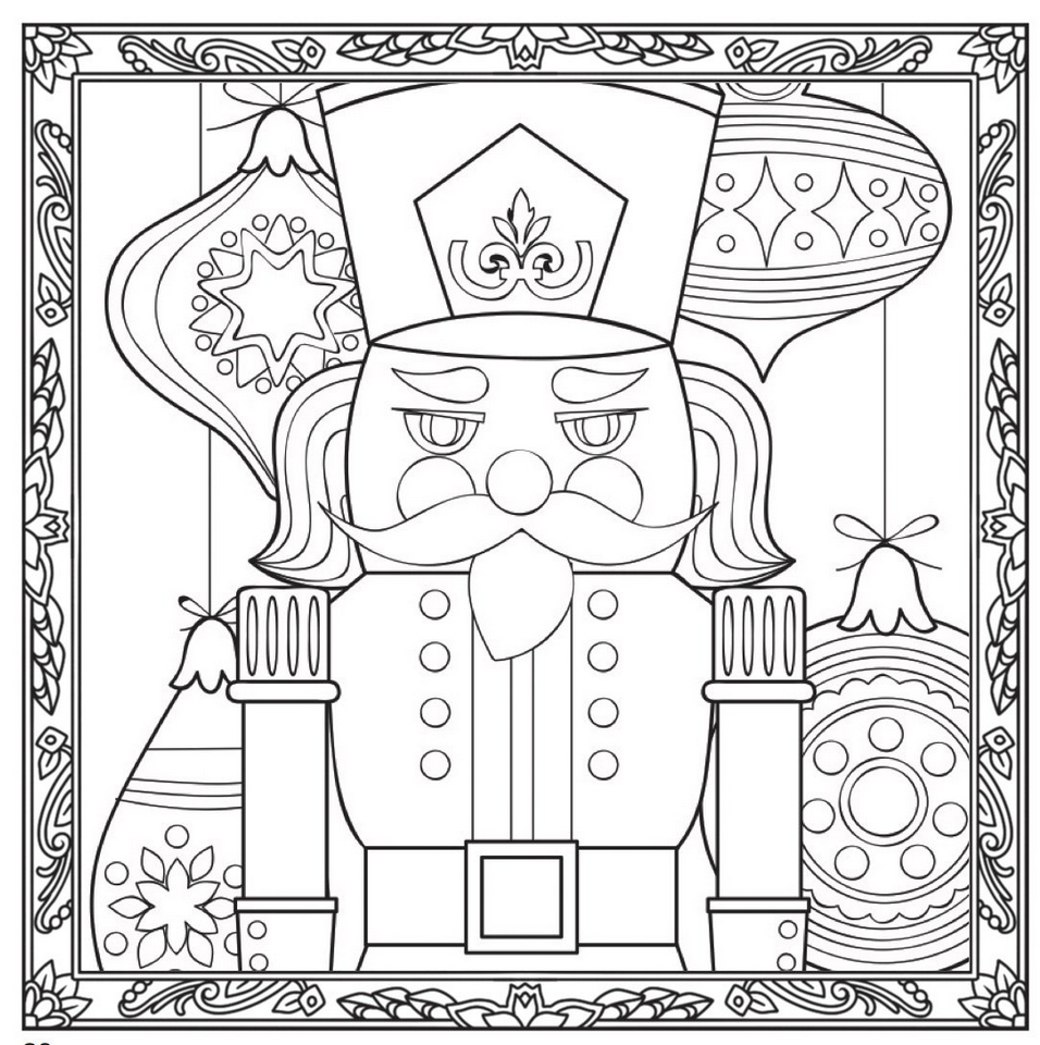 Nutcracker Coloring Book for Adults & Kids - Christmas Holiday Activity & Stress Relief - Perfect for Family Fun, Gifts & Relaxation