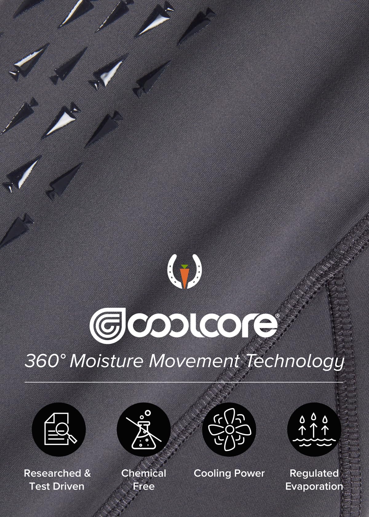 Kerrits Women's Coolcore Full Leg Grip Horse Riding Tights - Breathable Equestrian Leggings with Silicone Grips & Pockets for Comfortable Riding & Training | Perfect for Dressage, Show Jumping & Trail Riding