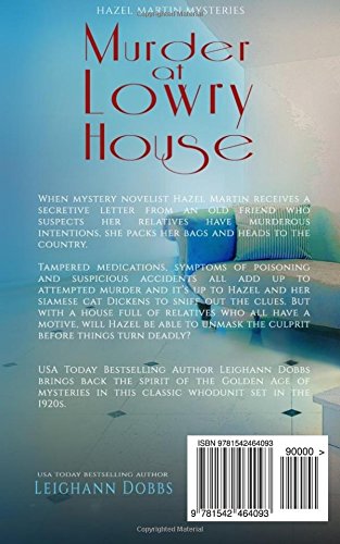 Murder at Lowry House (Hazel Martin Mysteries) - Cozy British Mystery Novel for Book Clubs & Rainy Day Reading