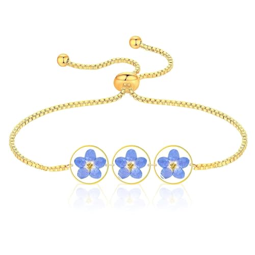 Forget-Me-Not(Round)-Gold