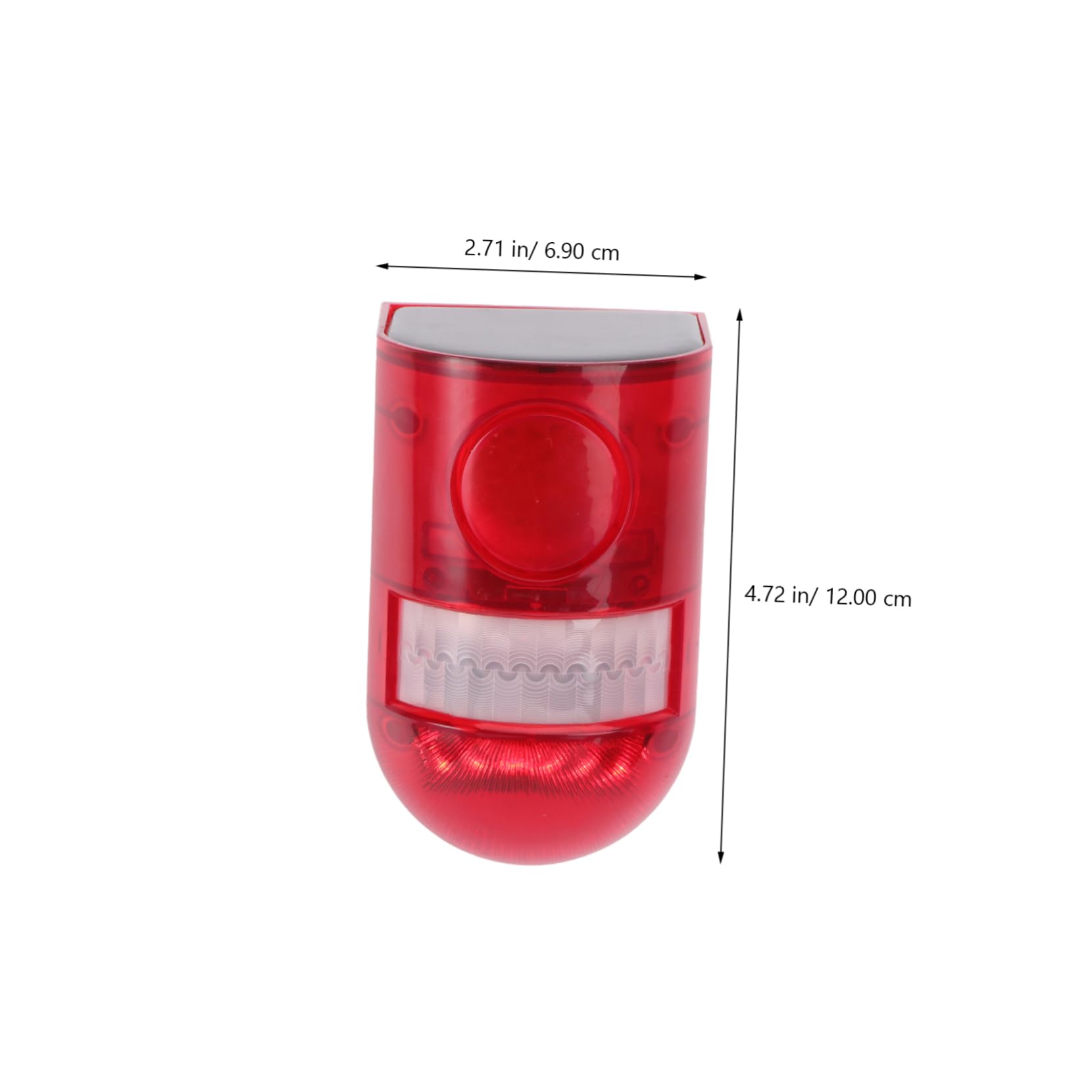 Jojofuny Solar-Powered Wireless Alarm Light - Outdoor LED Flashing Security Light with Night Sound & Waterproof Design for Farm, Garden, and Home Safety