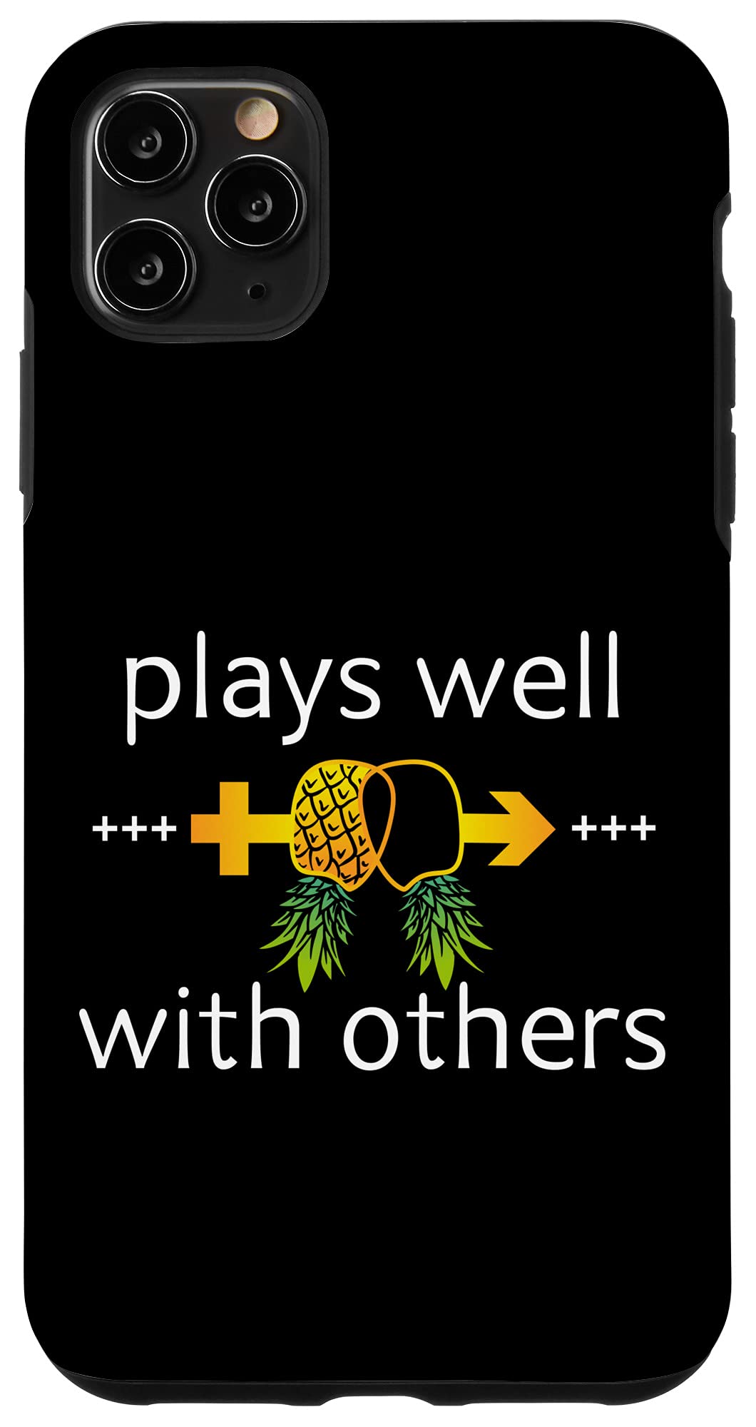 Premium iPhone 11 Pro Max Case - Pineapple Design for Women | Trendy Lifestyle Accessory | Perfect for Beach, Vacation & Summer Outings