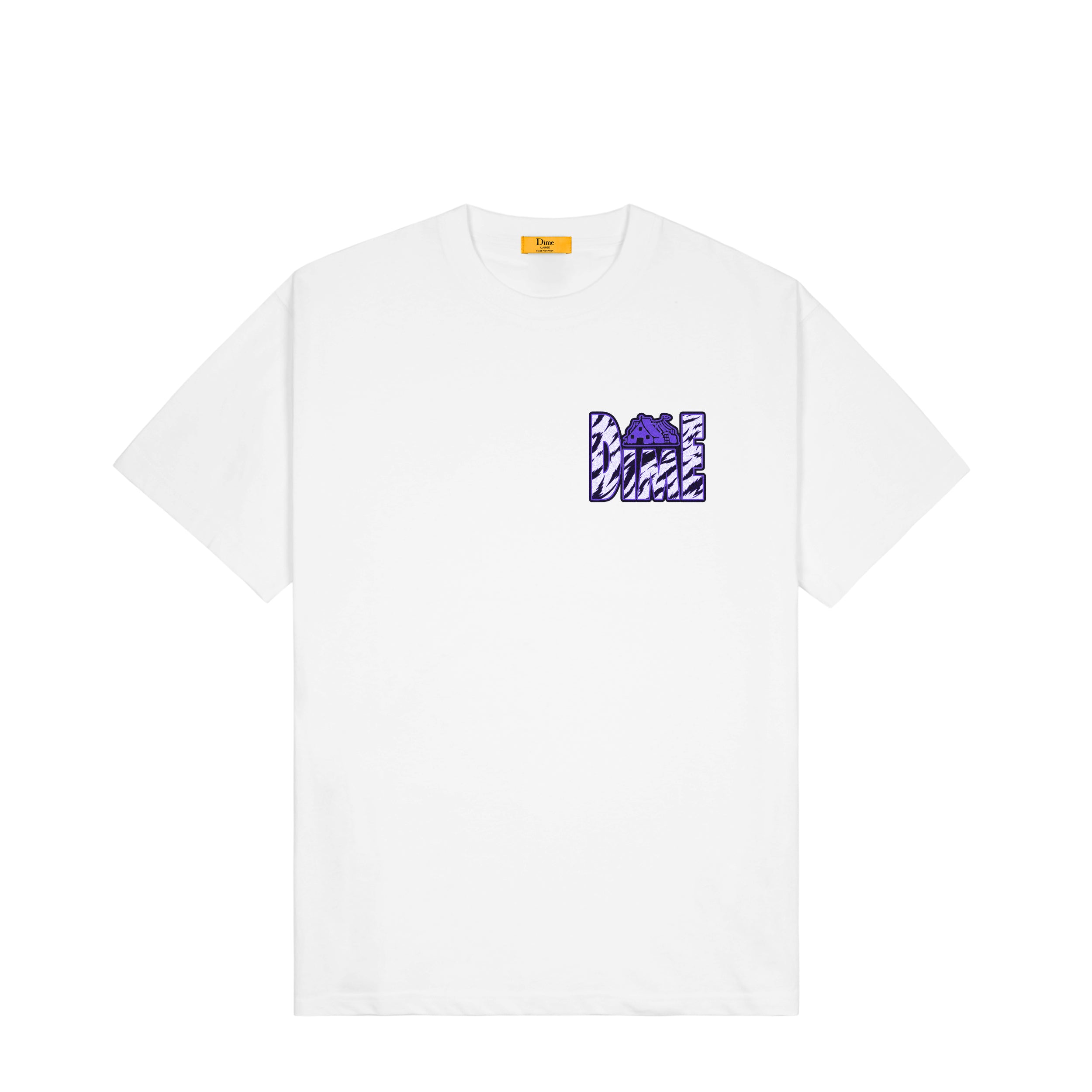 Dime Club Premium Cotton T-Shirt for Men & Women - Soft & Comfortable White Tee for Casual Wear, Street Style & Everyday Outfits