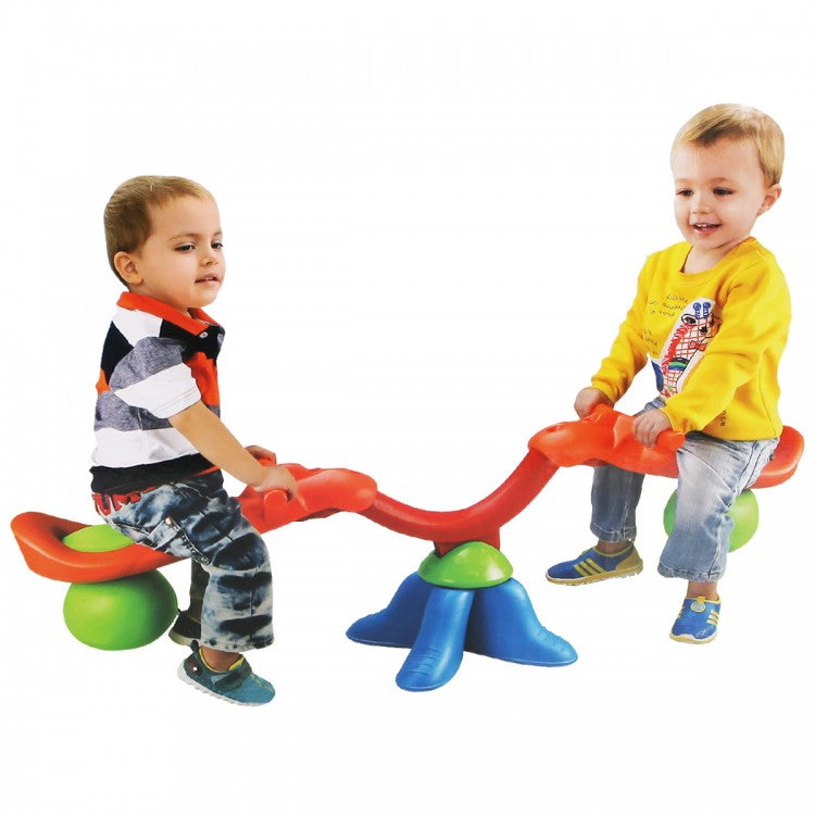 360 Degree Spinning Teeter Seesaw for Kids - Outdoor Playground Toy for Backyard, Park & School Play Areas