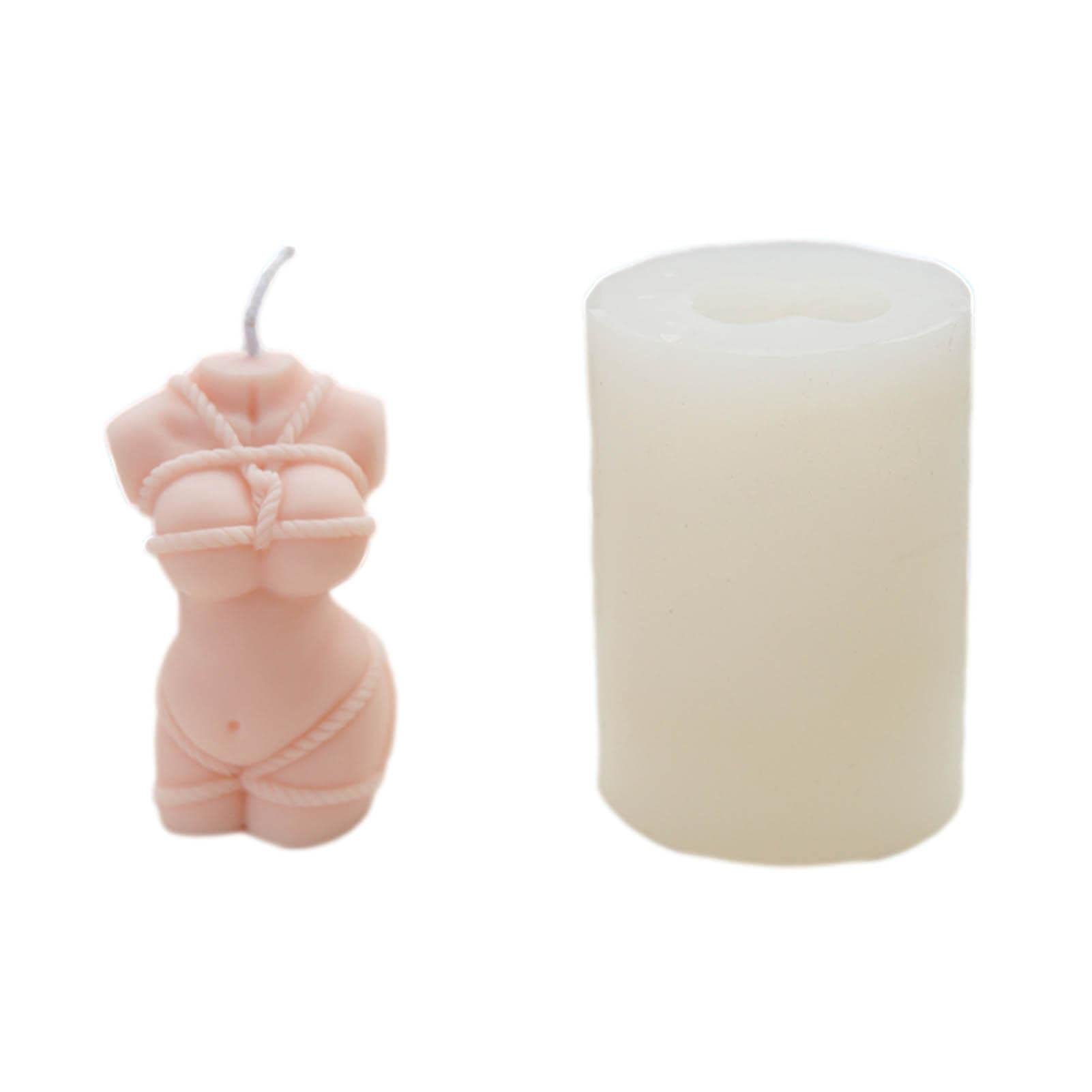 Premium 3D Female Body Silicone Candle Mold - DIY Artisan Soap Making & Epoxy Resin Casting Mold - Perfect for Handmade Candles, Soaps, Bath Bombs & Home Decor Crafts
