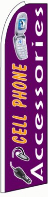 Premium Feather Banner Flag Kit for Cellphone Accessories - Complete Set for Parties, Events & Home Decor