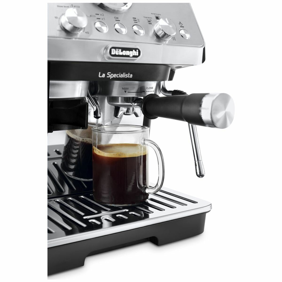 De'Longhi EC9155MB La Specialista Arte Manual Pump Espresso Machine - Premium Home Barista Coffee Maker for Espresso, Latte & Cappuccino - Perfect for Kitchen, Office & Gifting