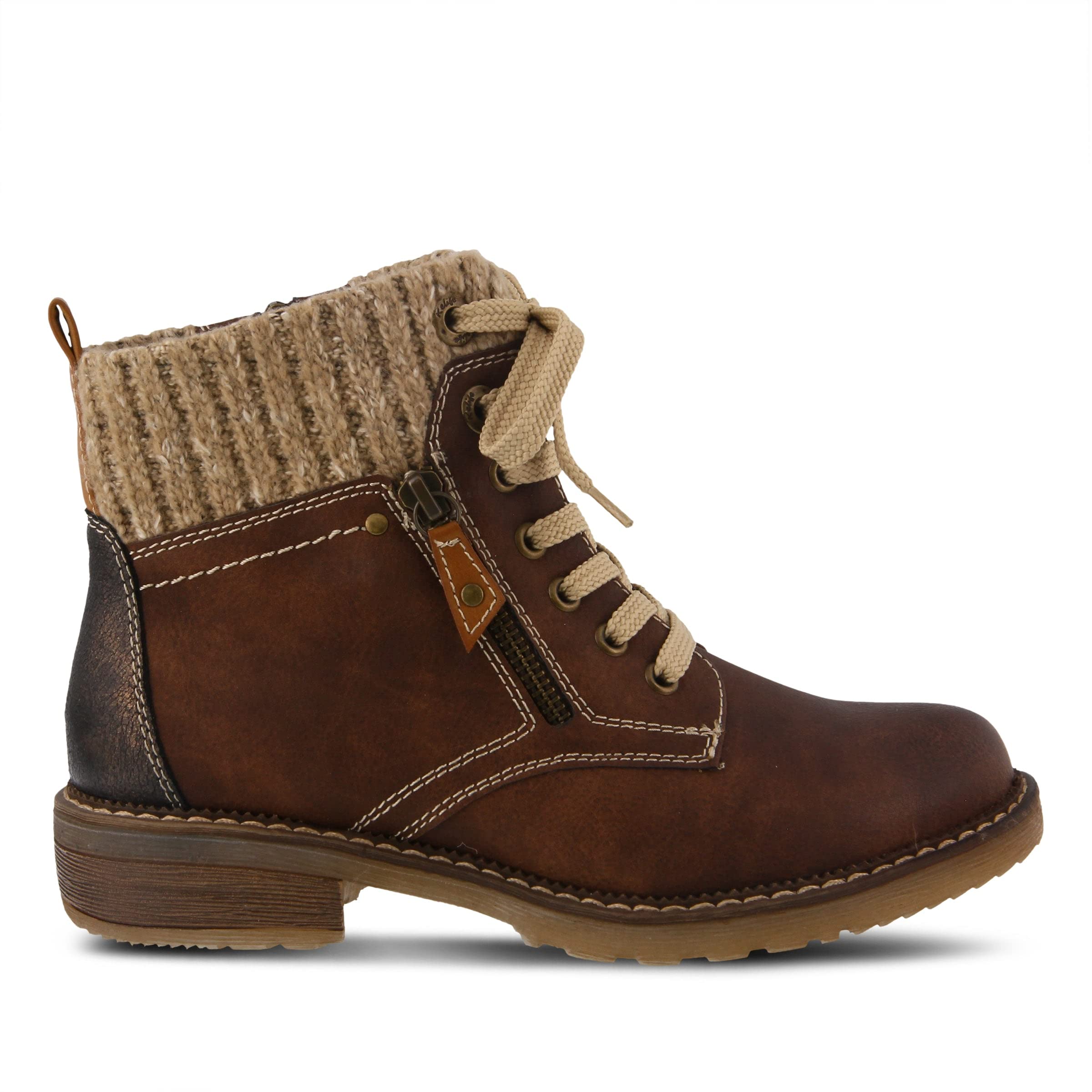 Spring Step Women's Khazera Combat Boots - Stylish Ankle Booties with Chunky Heel | Perfect for Fall Fashion, Casual Outfits & Everyday Wear