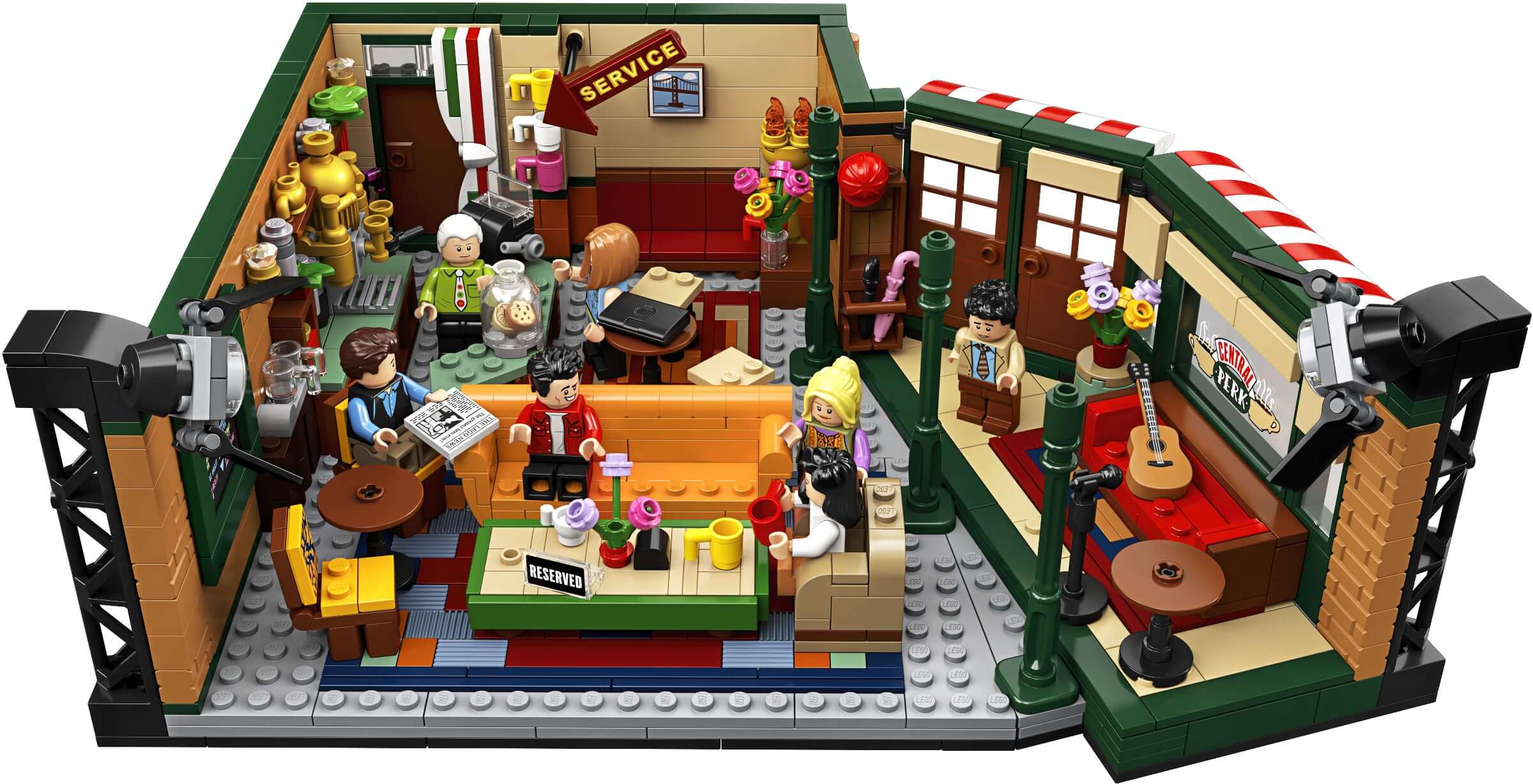 LEGO 21319 Central Perk Building Kit - Friends TV Show Collectible Set for Adults & Fans - Perfect for Display, Gifts & Home Decor