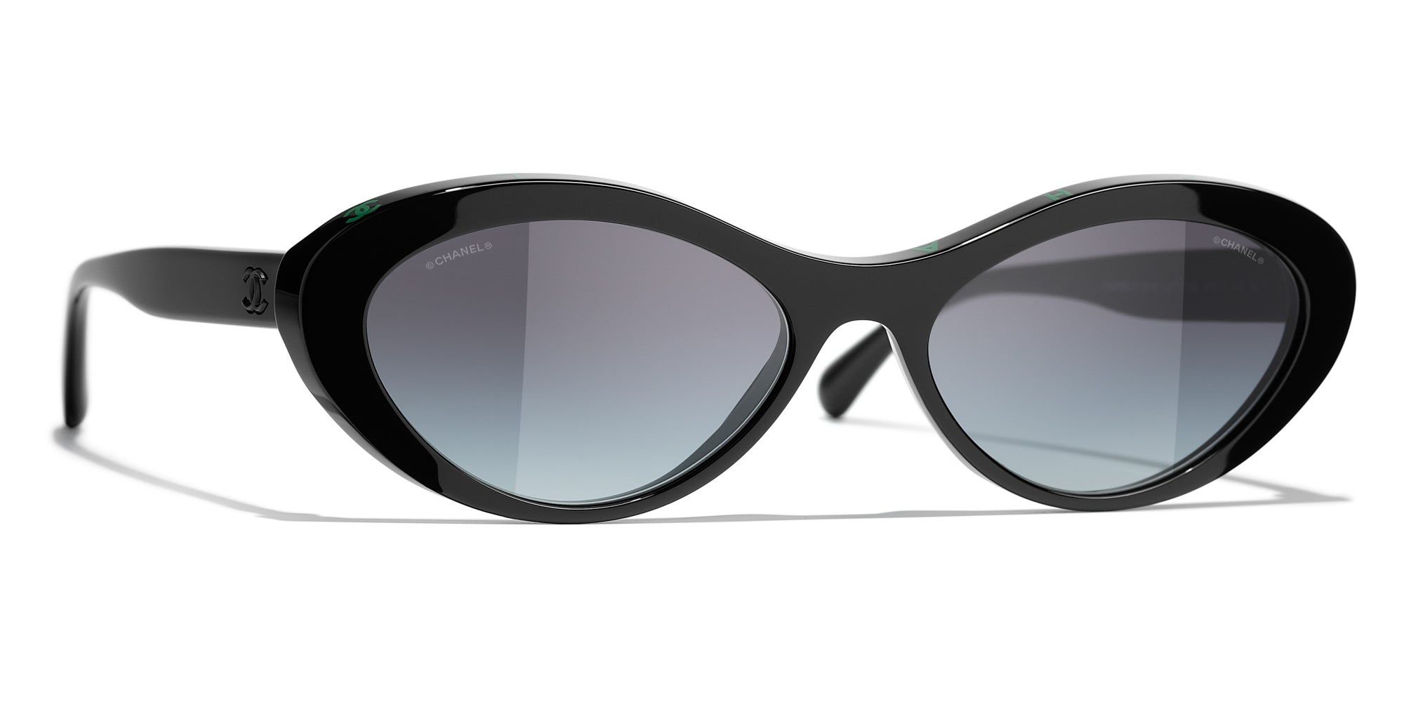 Black & Green/Grey Gradient