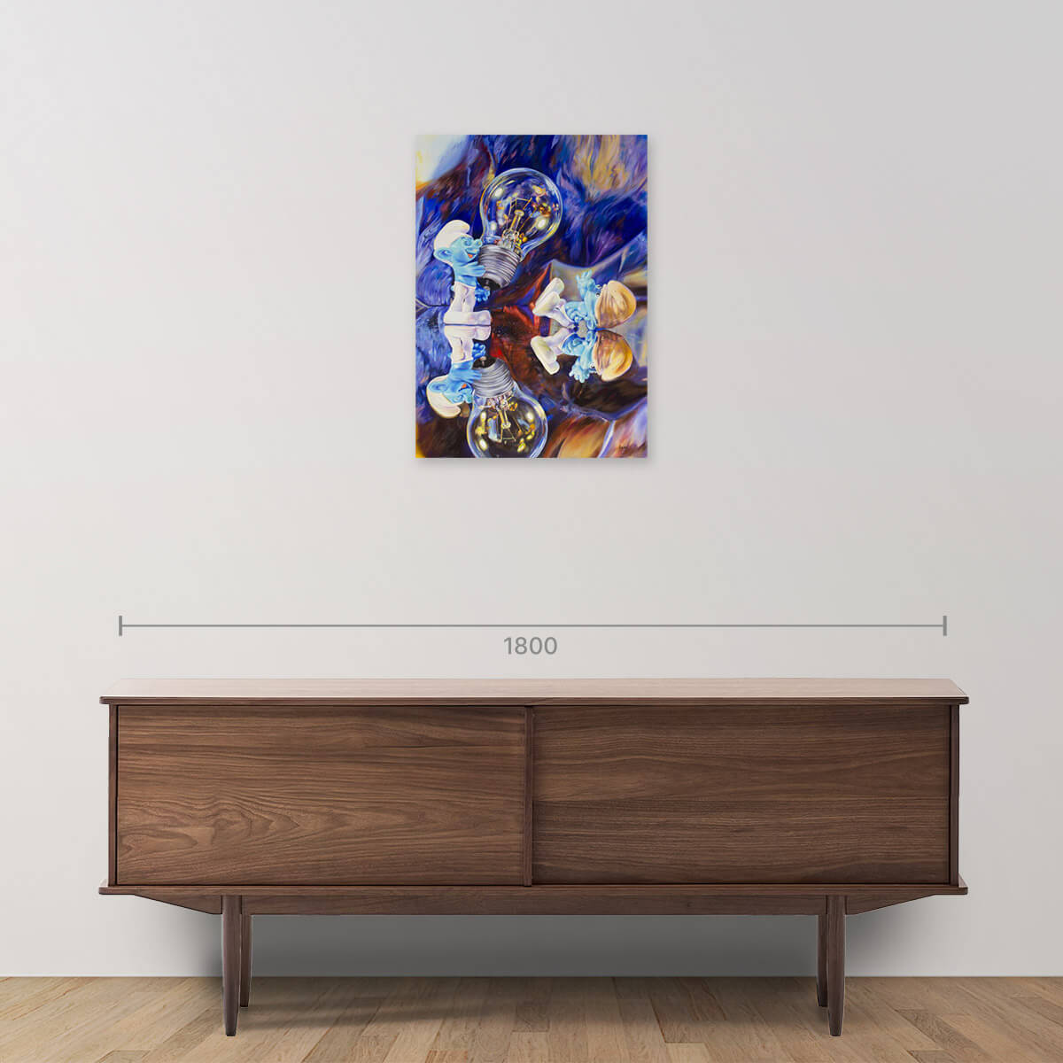 Enchanted World Paint Canvas - Premium Stretched Canvas for Artists & DIY Painting - Perfect for Acrylic, Oil & Watercolor - Home Decor & Gift Idea