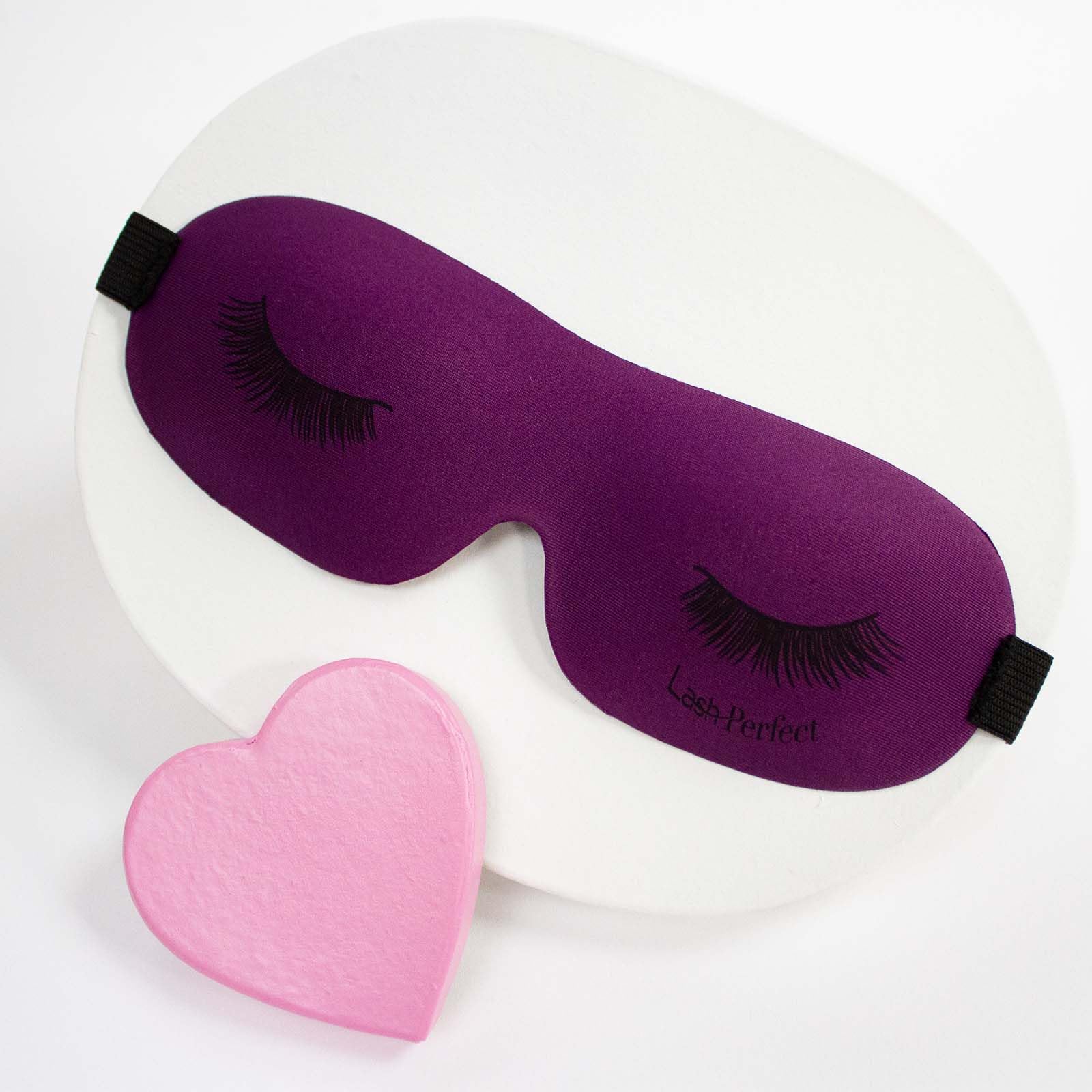 Lash Perfect Friendly Sleep Mask - 3D Design for Eyelash Extensions, Adjustable Straps for All Head Sizes | Comfortable Eye Protection for Sleeping, Travel & Beauty Rest