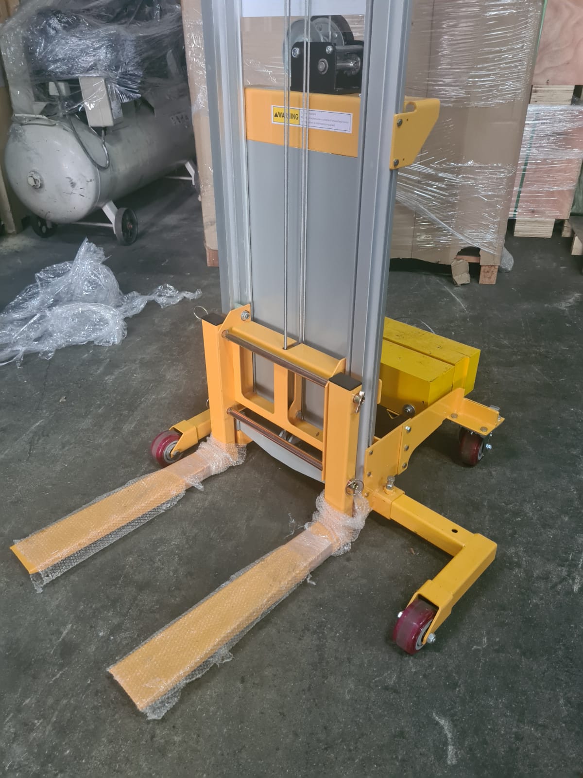 Aiko 181kg 2.5m-3m Aluminum High Lift Stacker with Counterweight - Heavy Duty Warehouse Pallet Stacker | Model PT BC181 | Ideal for Warehousing, Logistics & Industrial Material Handling