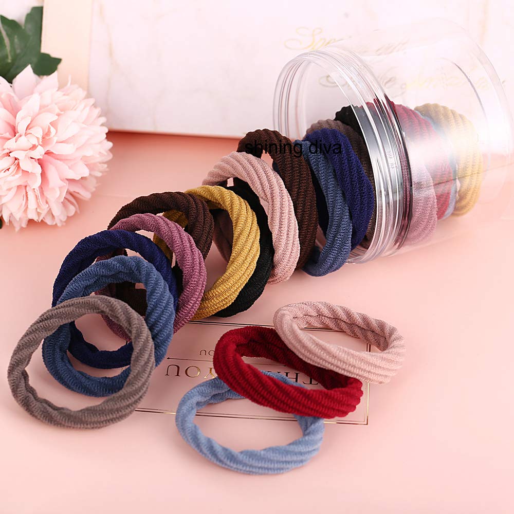 Shining Diva Fashion 20pcs Hair Accessories Set - Trendy Elastic Hair Bands for Women & Girls | Perfect for School, Work, Parties & Everyday Styling