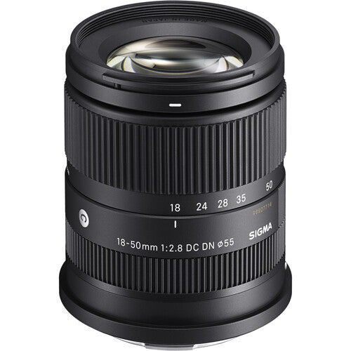 Sigma 18-50mm f/2.8 DC DN Contemporary Lens for Sony E Mount - Compact & Fast Aperture Zoom Lens for Mirrorless Cameras - Perfect for Travel, Portrait & Street Photography