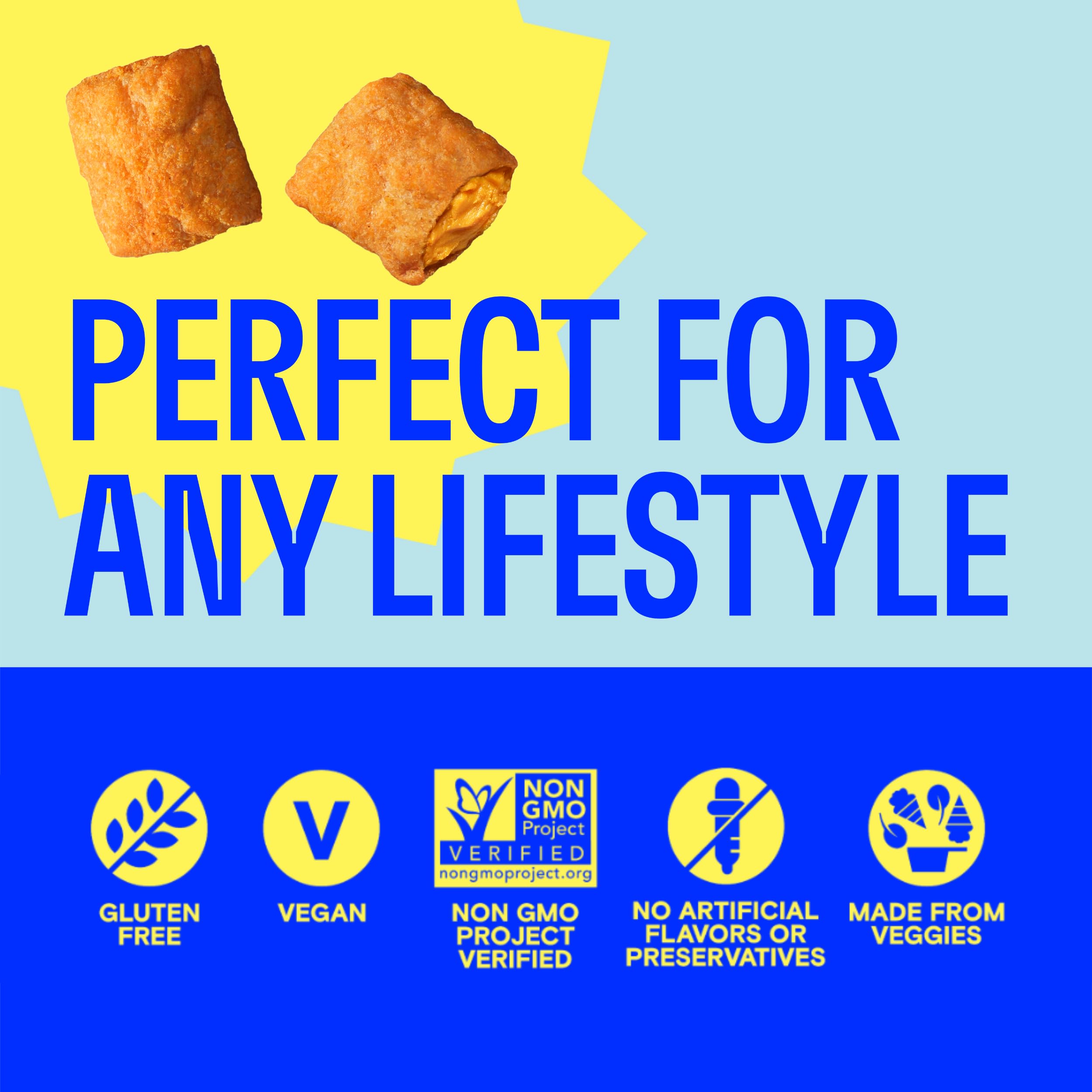 Rivalz Snacks - High Protein & Fiber Stuffed Snacks | Gluten Free, Vegan, Non-GMO, Low Glycemic, Plant-Based | Zero Added Sugar | Healthy Snacks for Adults & Kids | 6-Count Variety Pack | Perfect for On-the-Go, School Lunches & Office Snacking