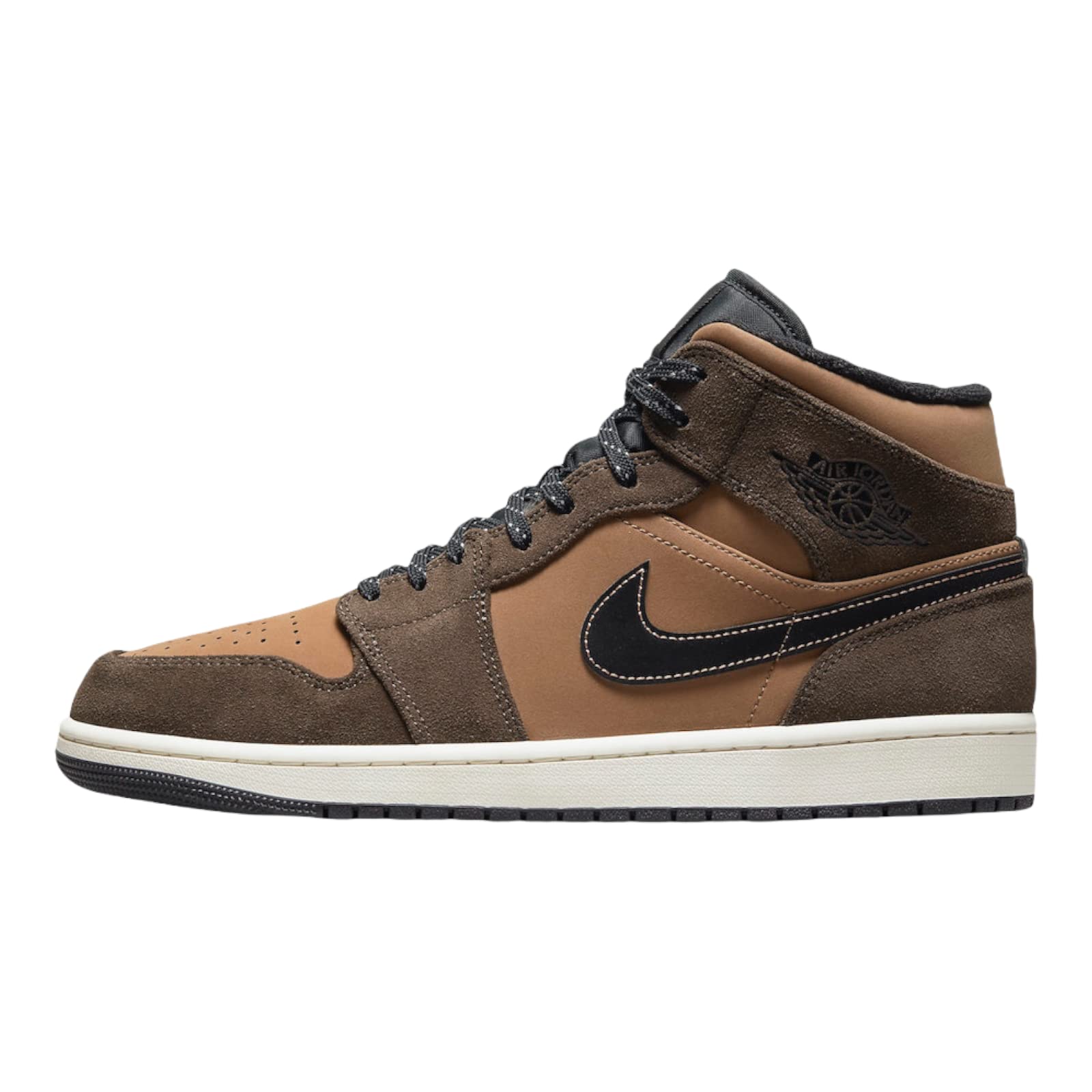 Jordan 1 Mid Reverse Bred Men's Basketball Shoes - Size [Your Size] | High-Top Sneakers for Streetwear & Casual Style | Perfect for Basketball, Gym & Everyday Wear