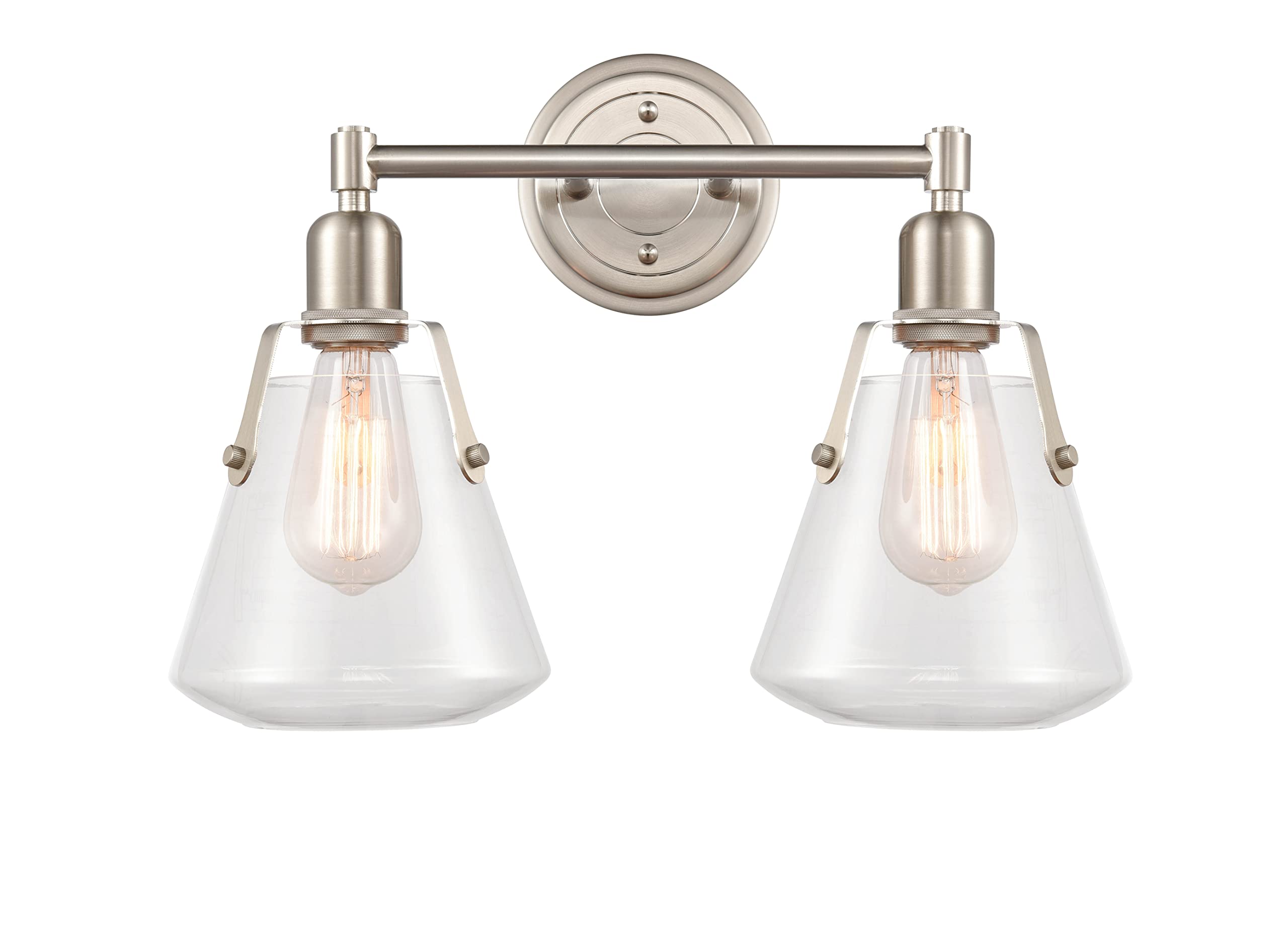422-2W-SN-7Cl-LED Bare Bulb 1 Light Cord Set in Satin Nickel Finish - Perfect for Pendant Lighting, DIY Lamps, and Home Decor Projects